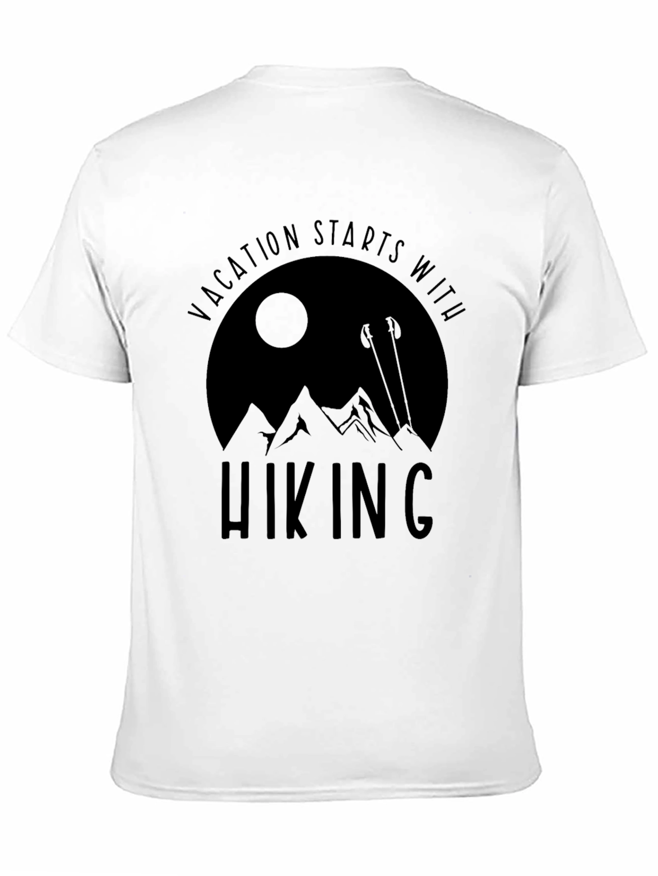 Vacation Hiking T-Shirt - Mountain Design