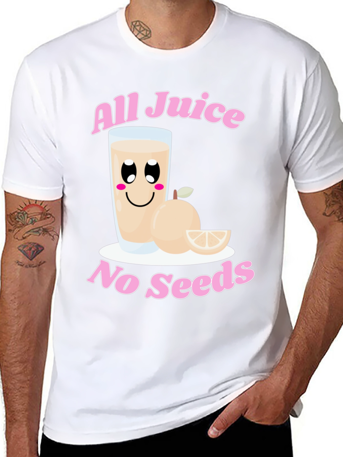 All Juice No Seeds Graphic T-Shirt