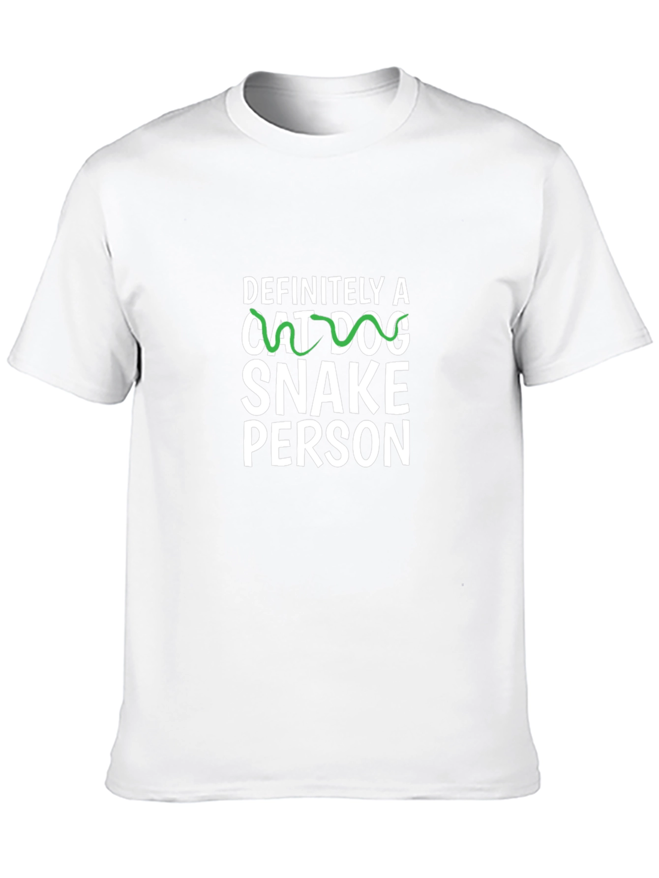 Definitely a Snake Person Novelty T-Shirt
