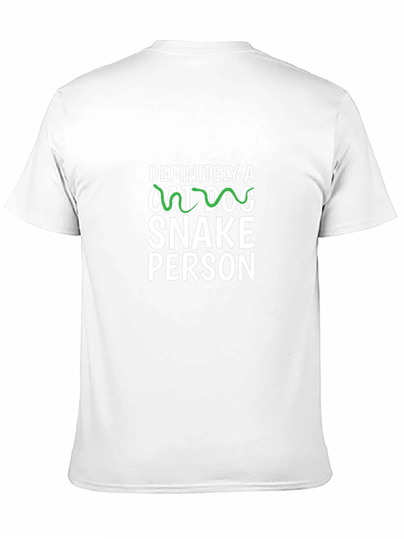 Definitely a Snake Person Novelty T-Shirt