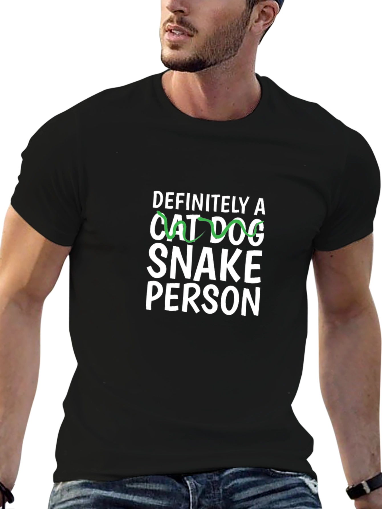 Definitely a Snake Person Novelty T-Shirt