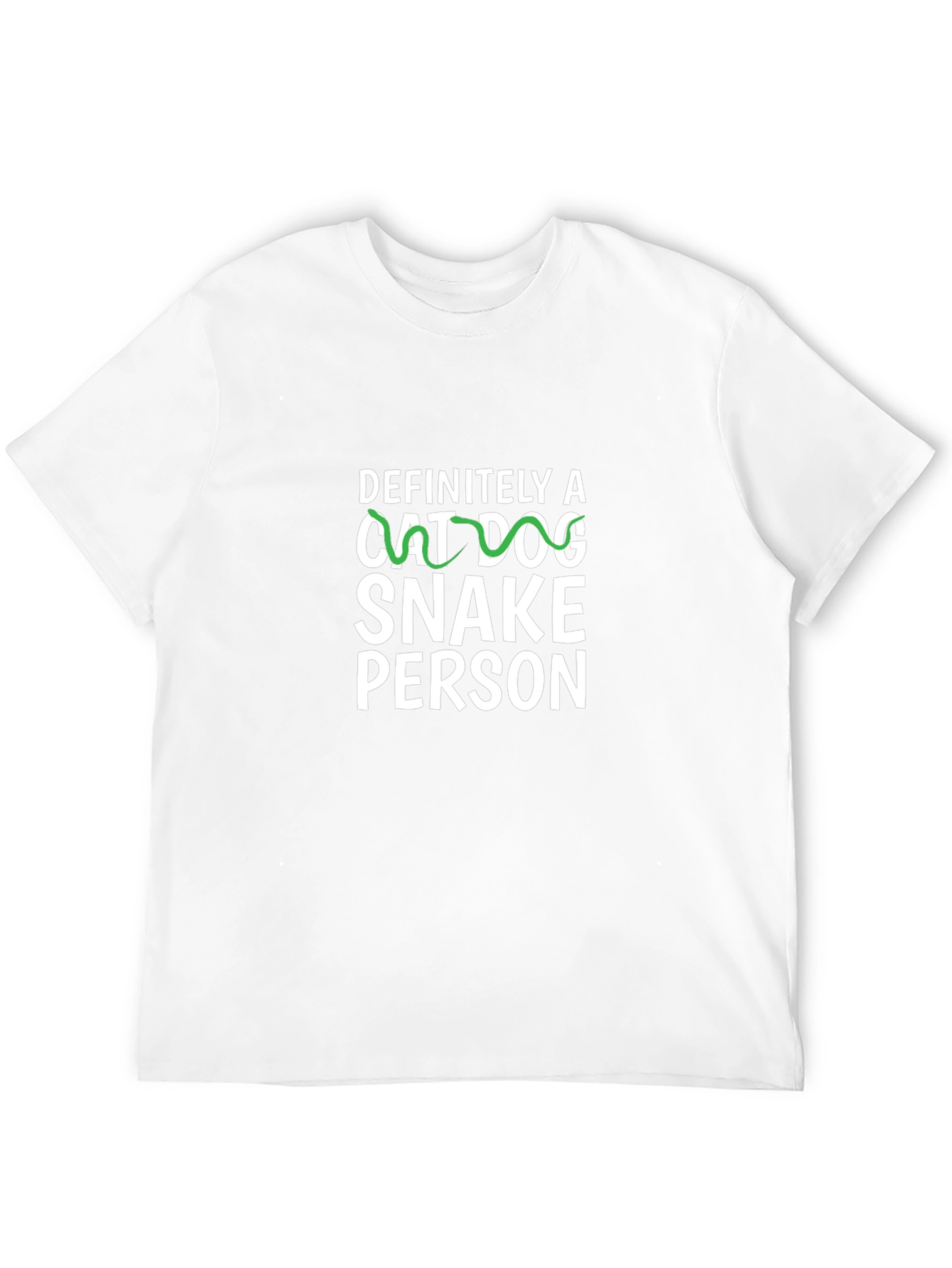 Definitely a Snake Person Novelty T-Shirt