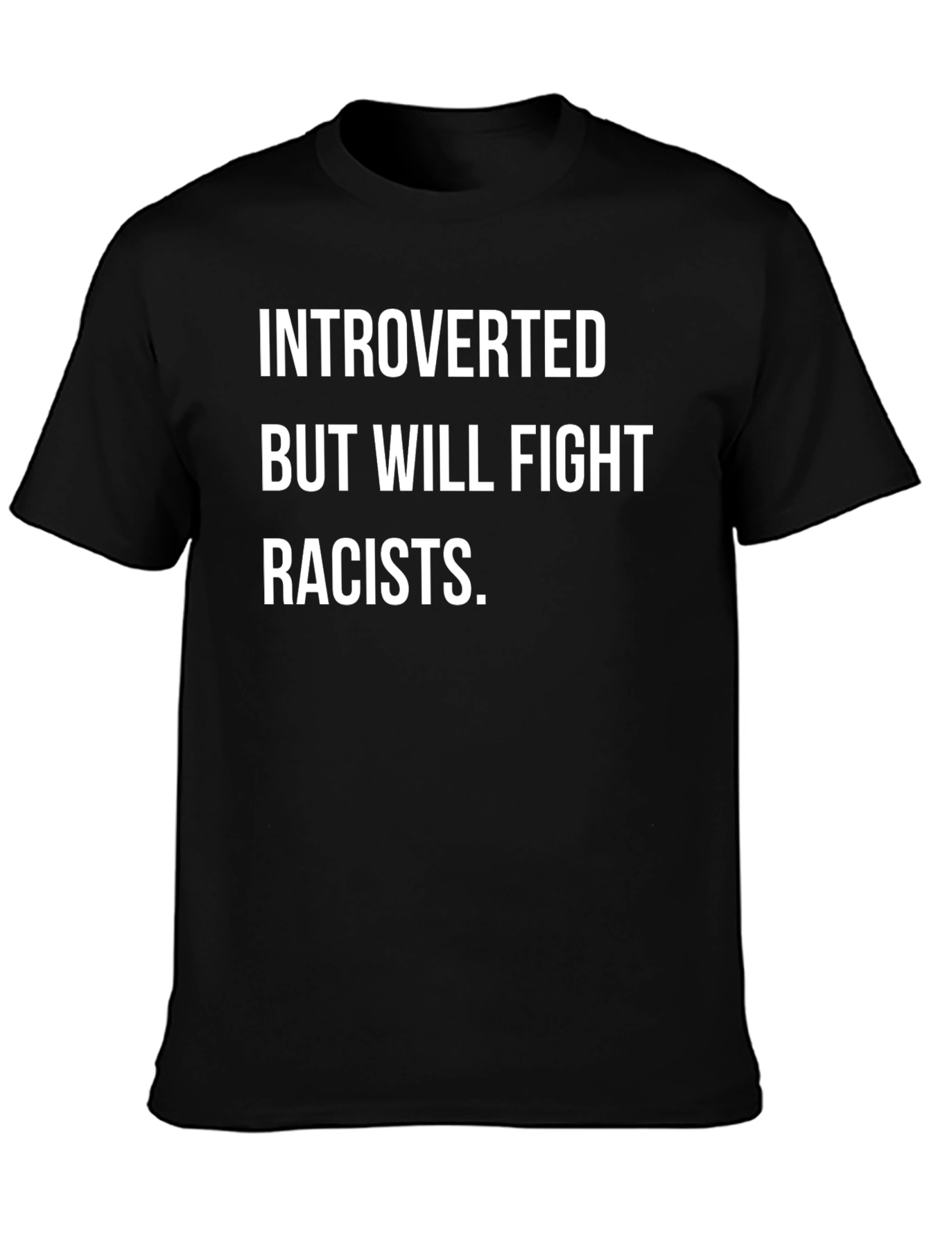 Introverted Anti-Racist Graphic Tee