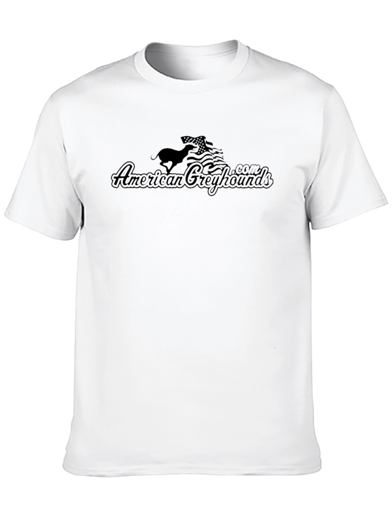American Greyhounds Graphic Tee - Black