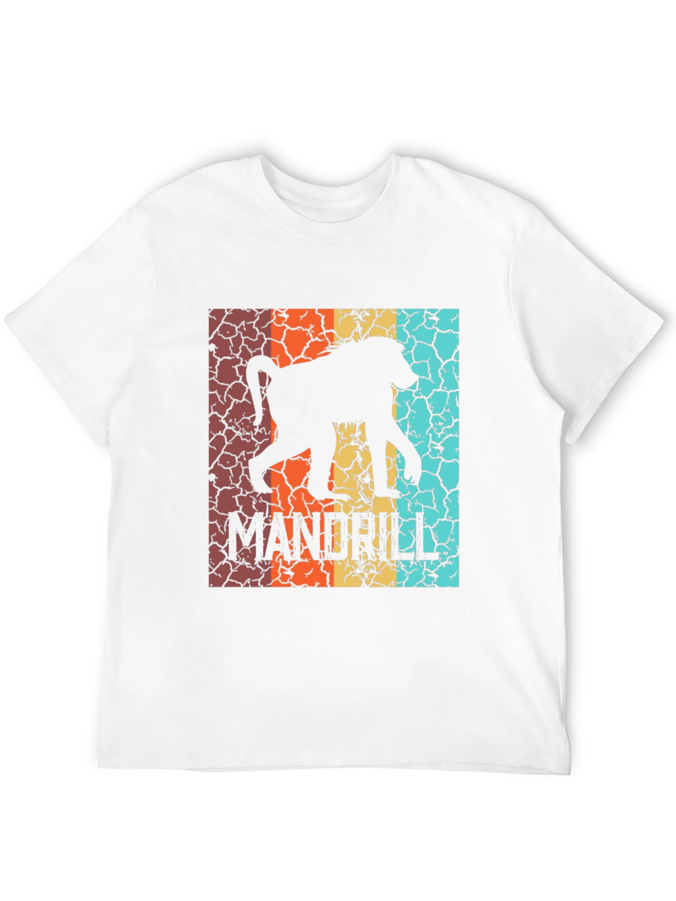 Retro Mandrill Silhouette Graphic T-Shirt