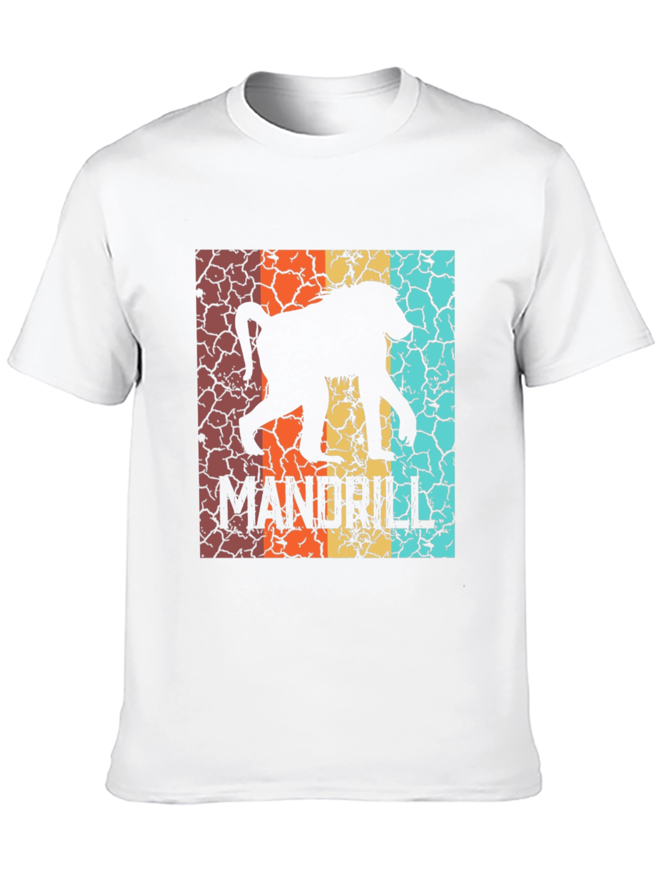 Retro Mandrill Silhouette Graphic T-Shirt