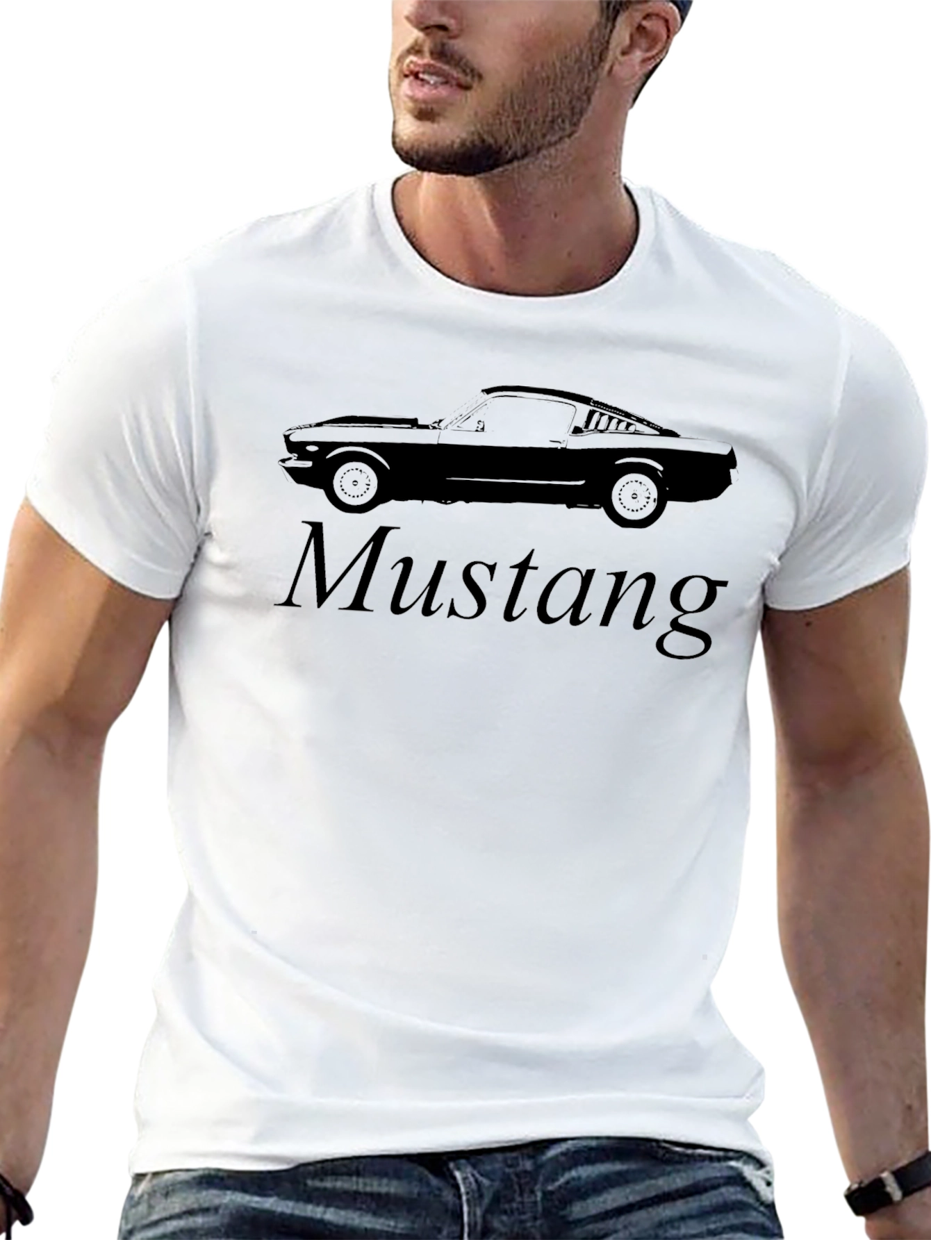 Classic Mustang Graphic T-Shirt - Black