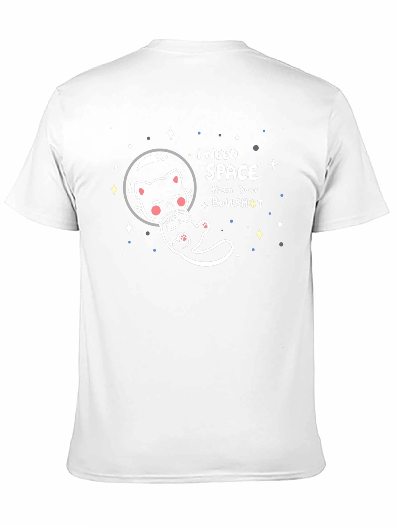 I Need Space Cat Graphic T-Shirt