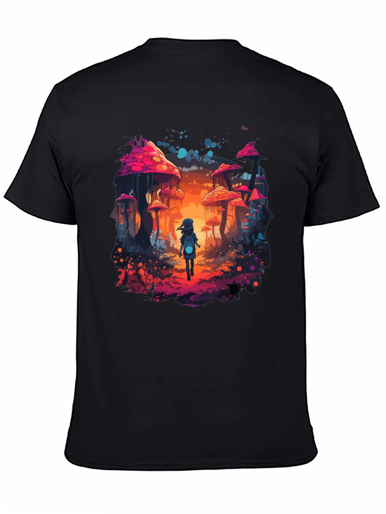 Mushroom Fantasy Graphic Tee - Unique Unisex Design
