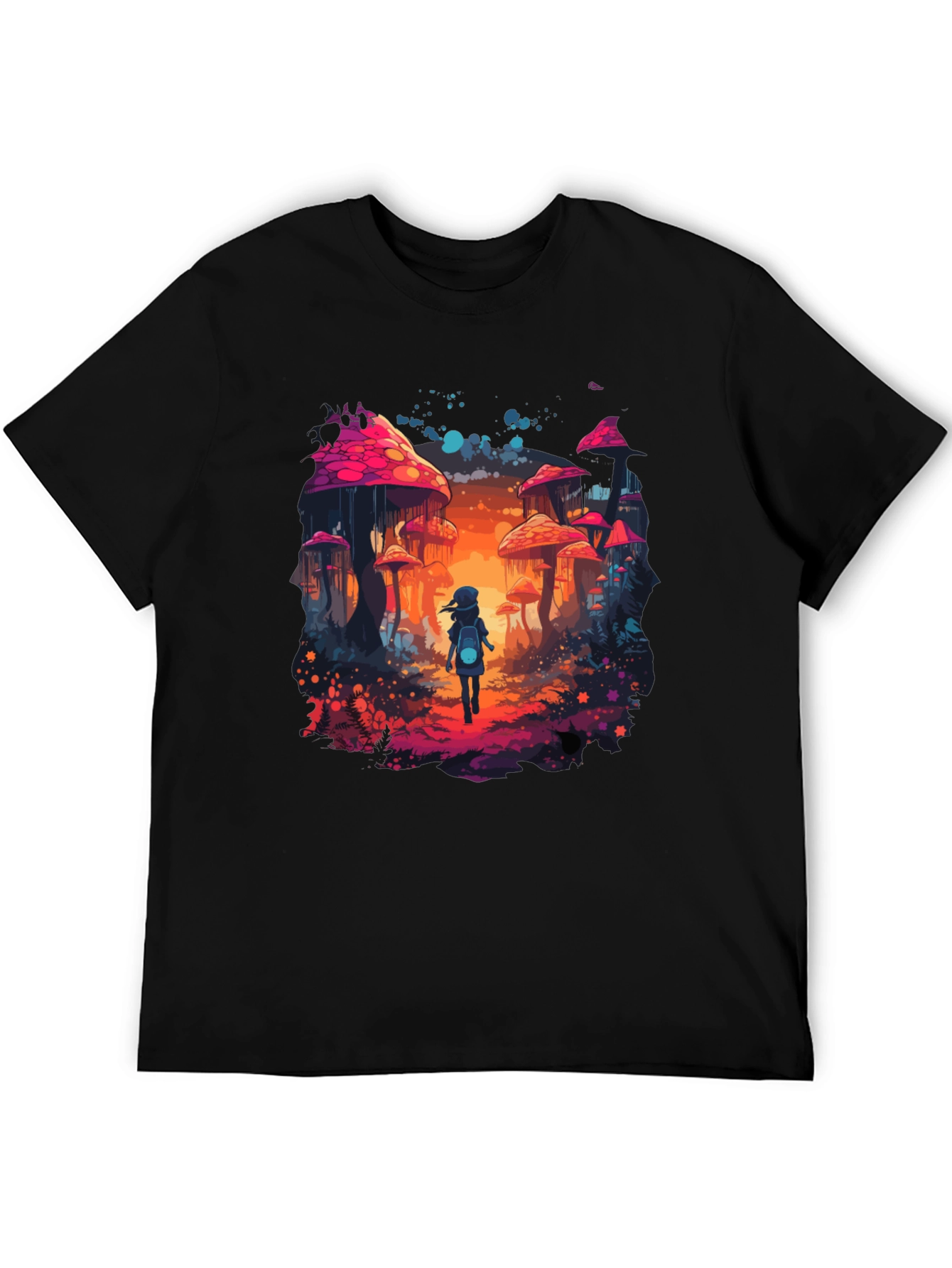 Mushroom Fantasy Graphic Tee - Unique Unisex Design
