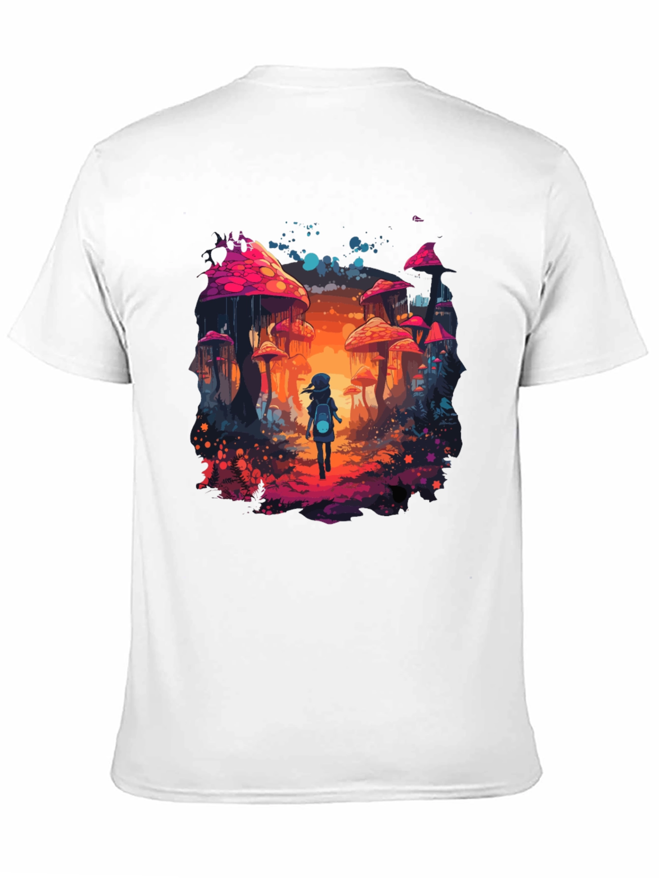 Mushroom Fantasy Graphic Tee - Unique Unisex Design