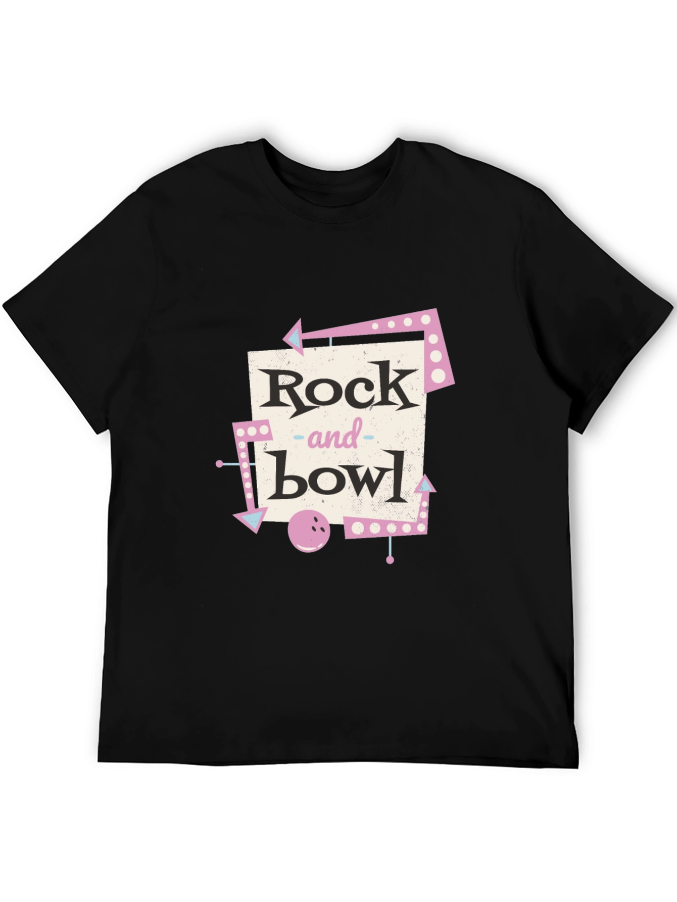 Retro Rock and Bowl Graphic Tee