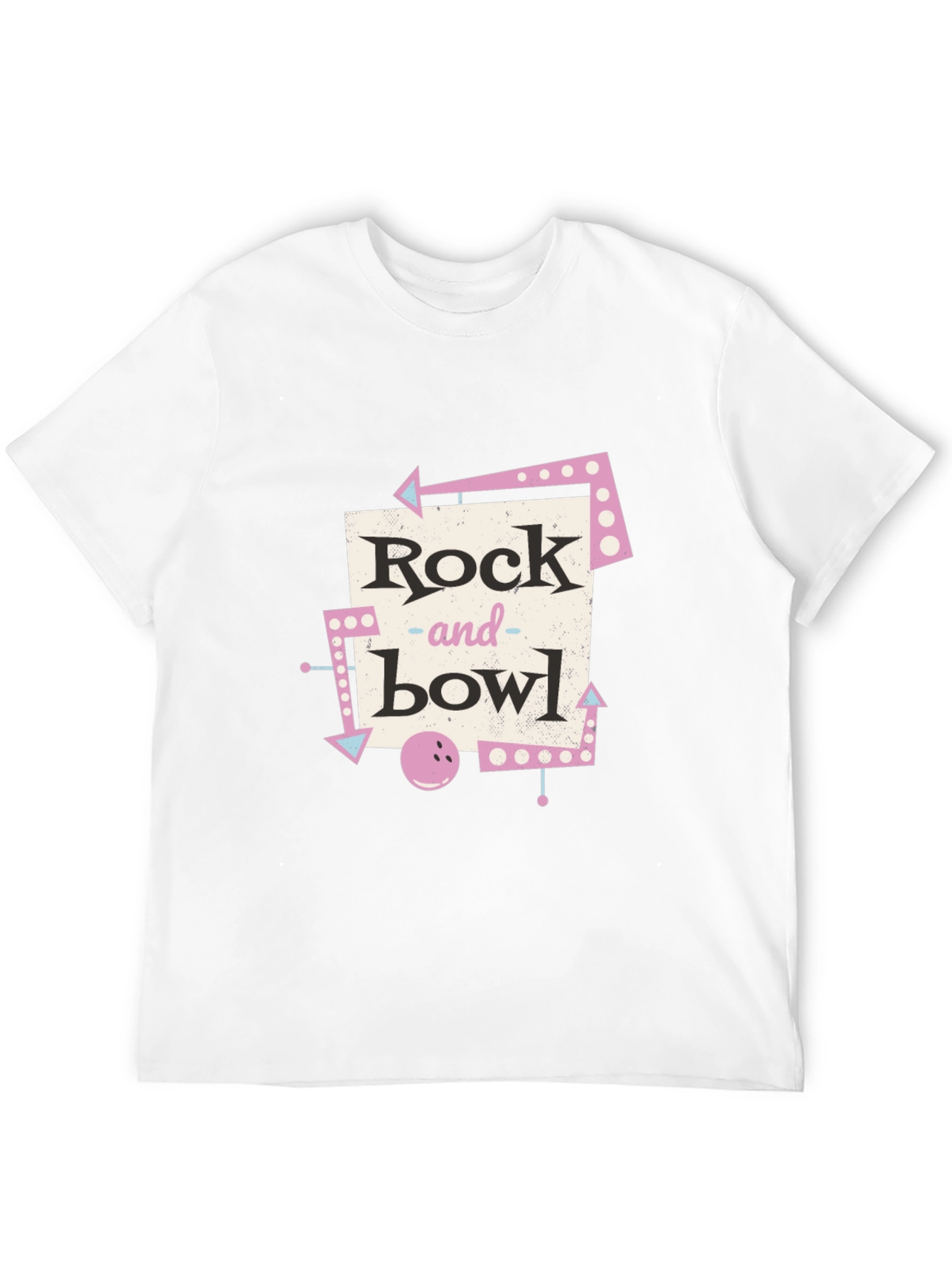 Retro Rock and Bowl Graphic Tee