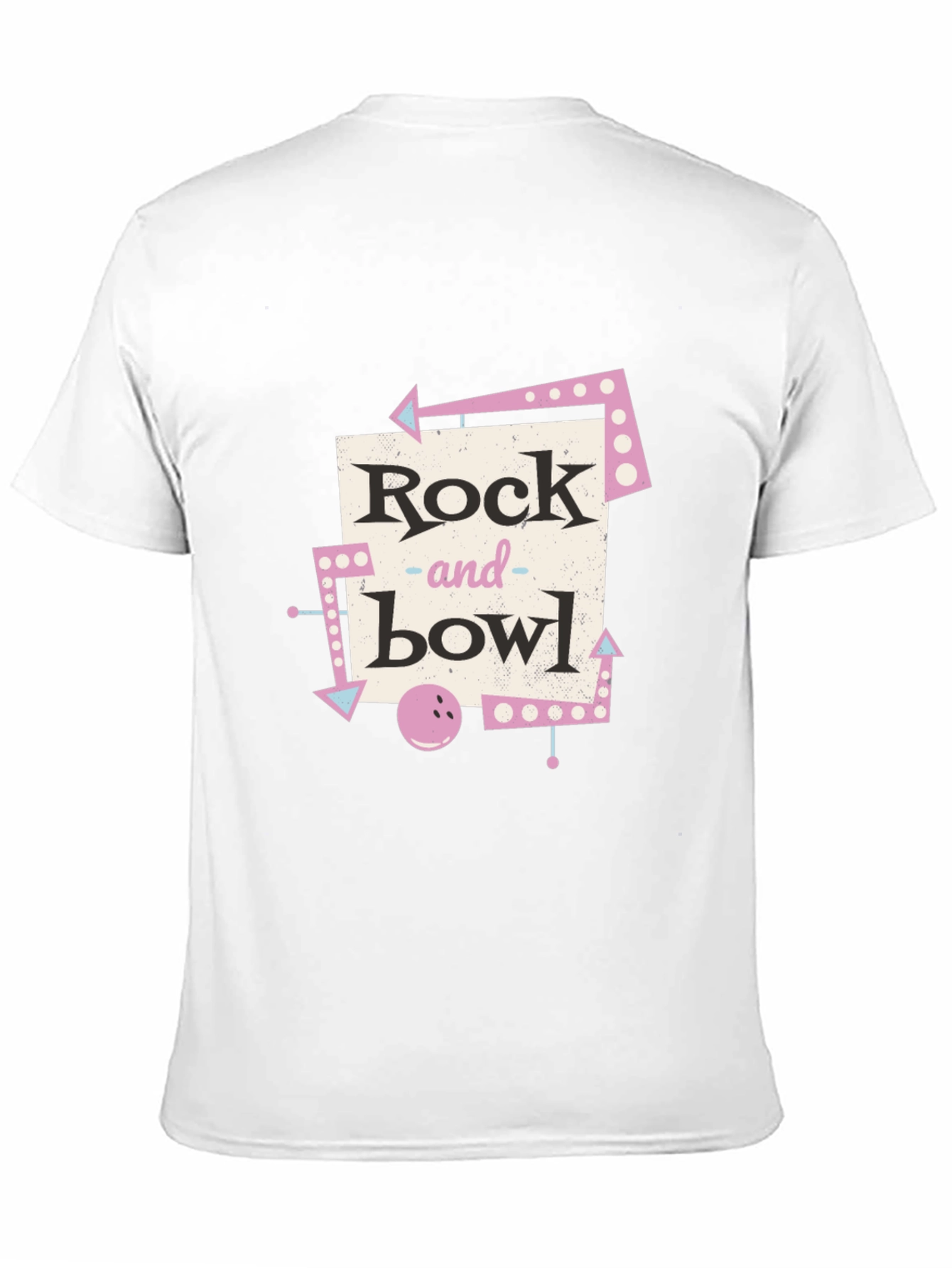 Retro Rock and Bowl Graphic Tee