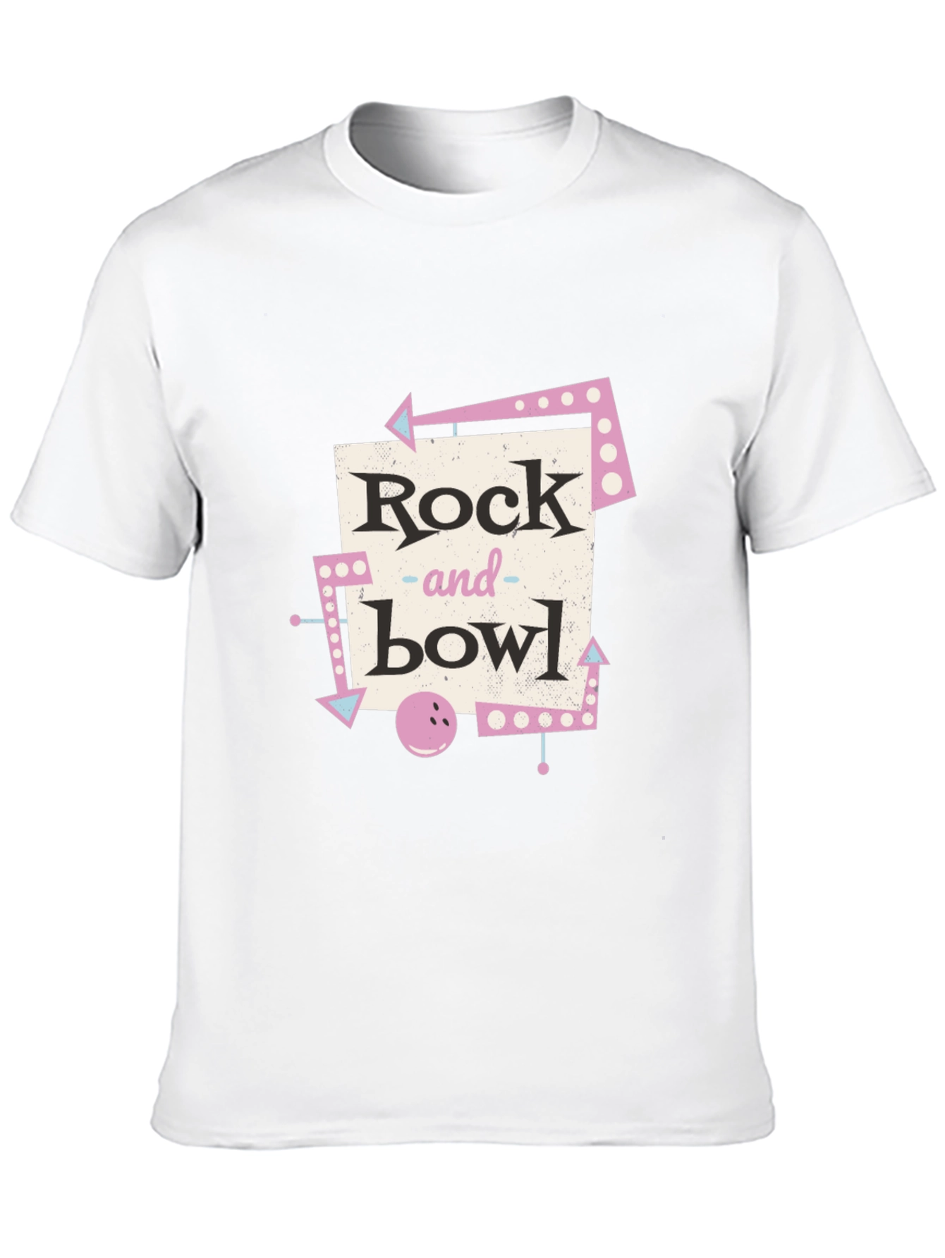 Retro Rock and Bowl Graphic Tee