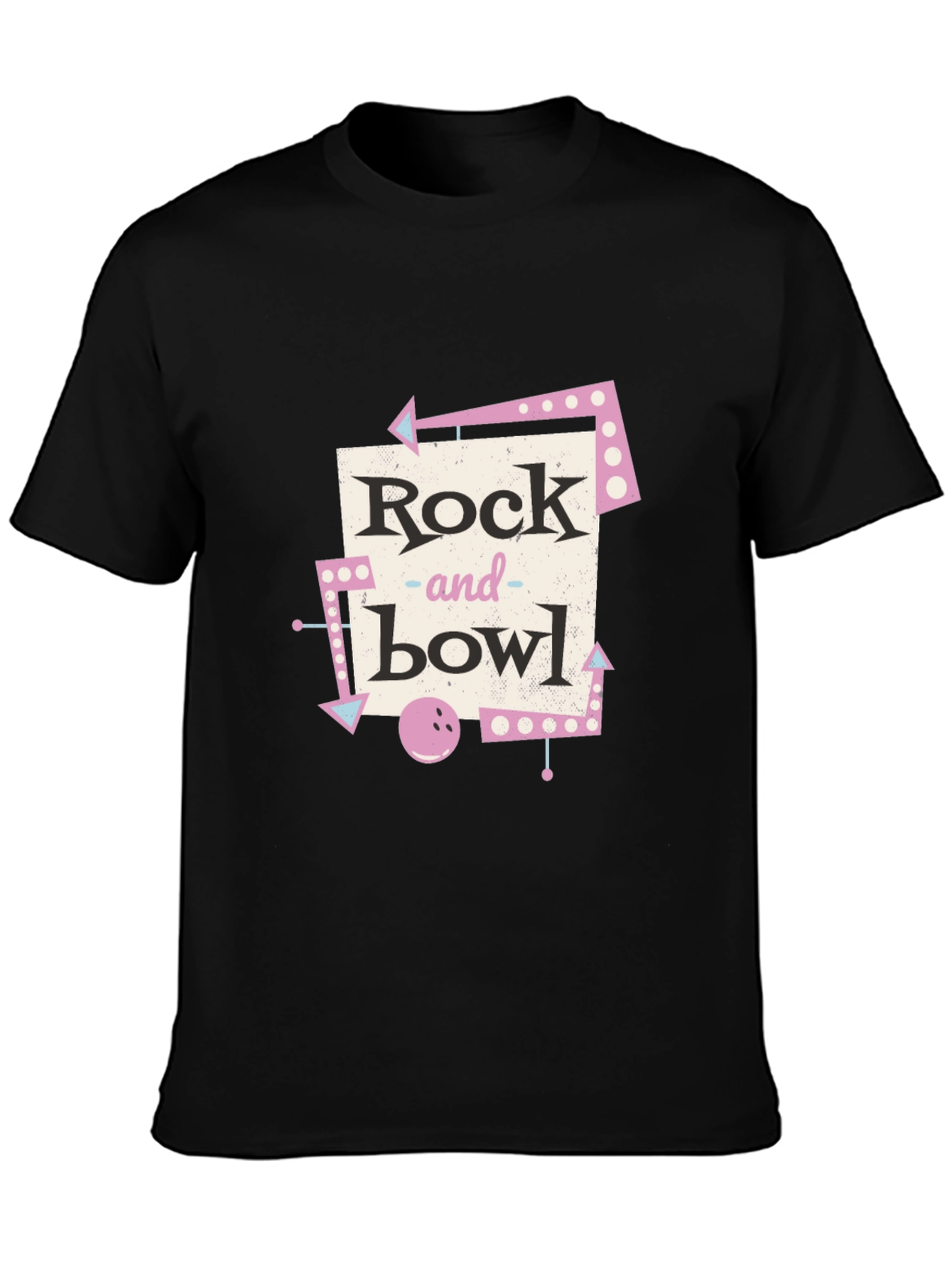 Retro Rock and Bowl Graphic Tee