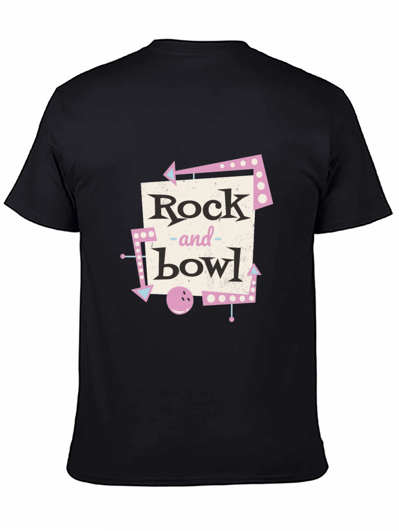Retro Rock and Bowl Graphic Tee
