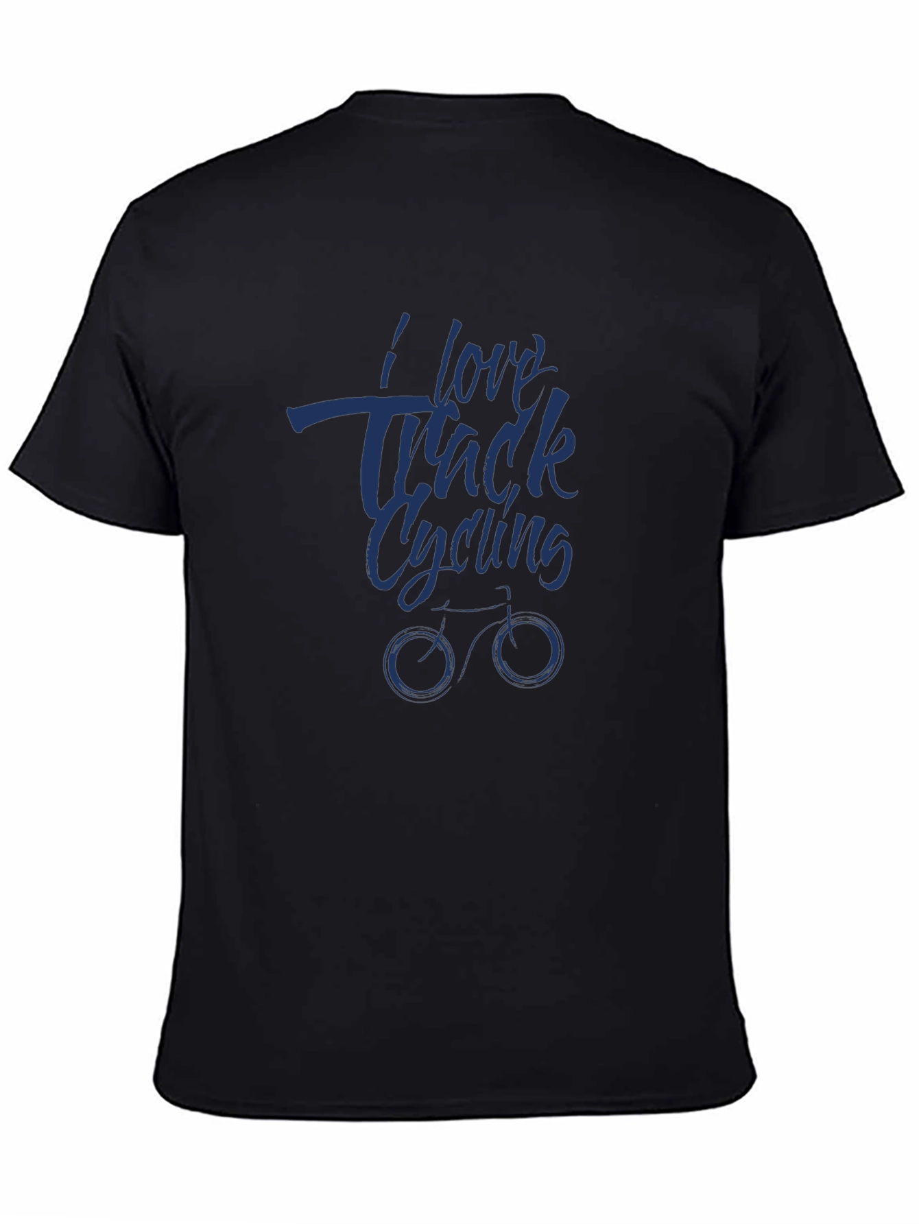 I Love Track Cycling Graphic T-Shirt