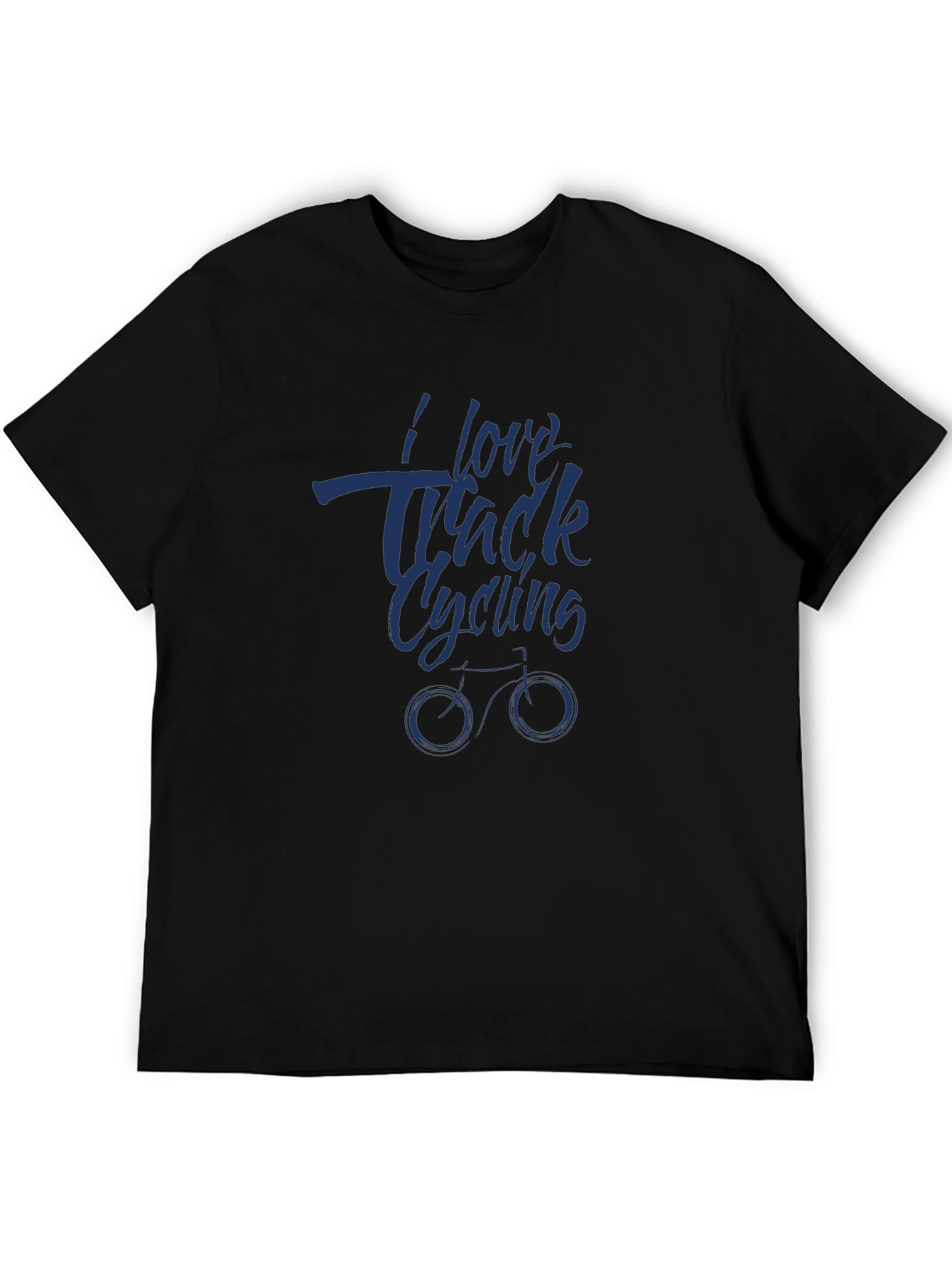 I Love Track Cycling Graphic T-Shirt