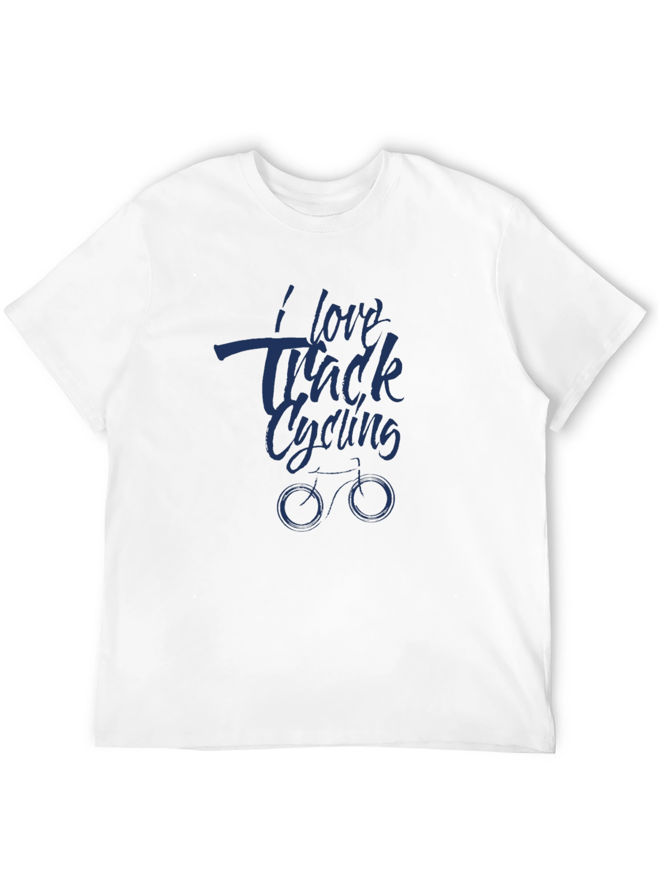 I Love Track Cycling Graphic T-Shirt