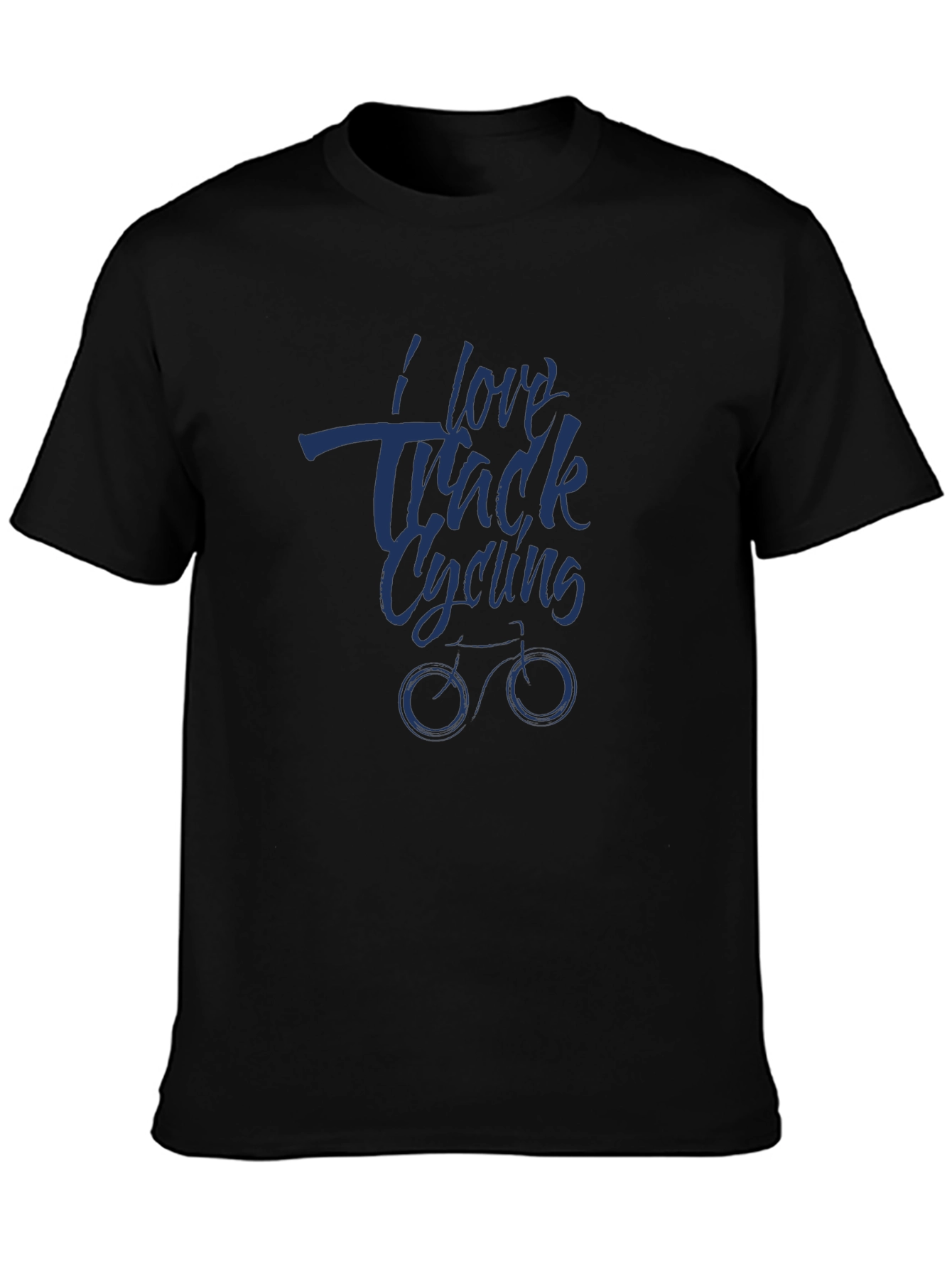 I Love Track Cycling Graphic T-Shirt