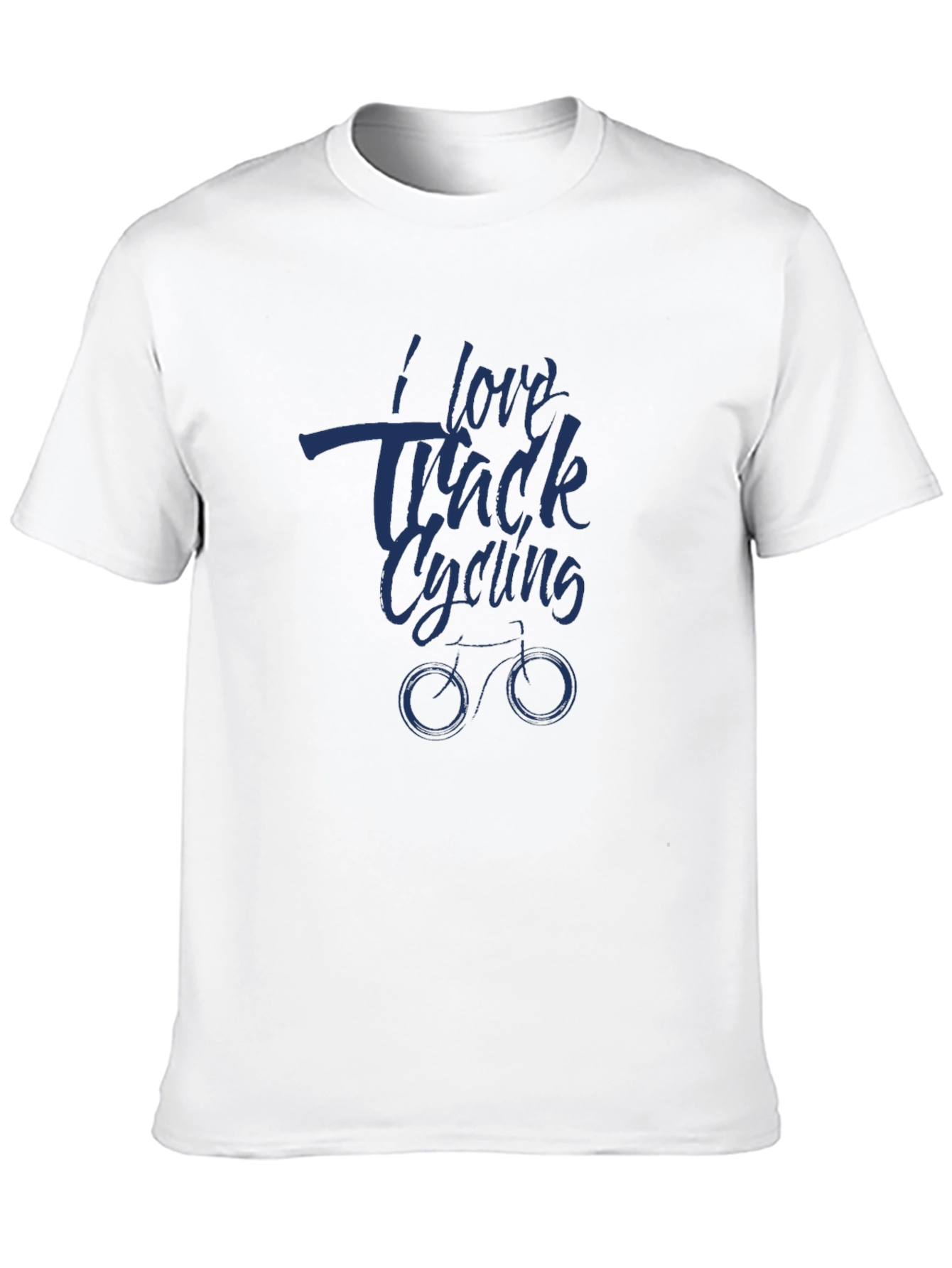 I Love Track Cycling Graphic T-Shirt