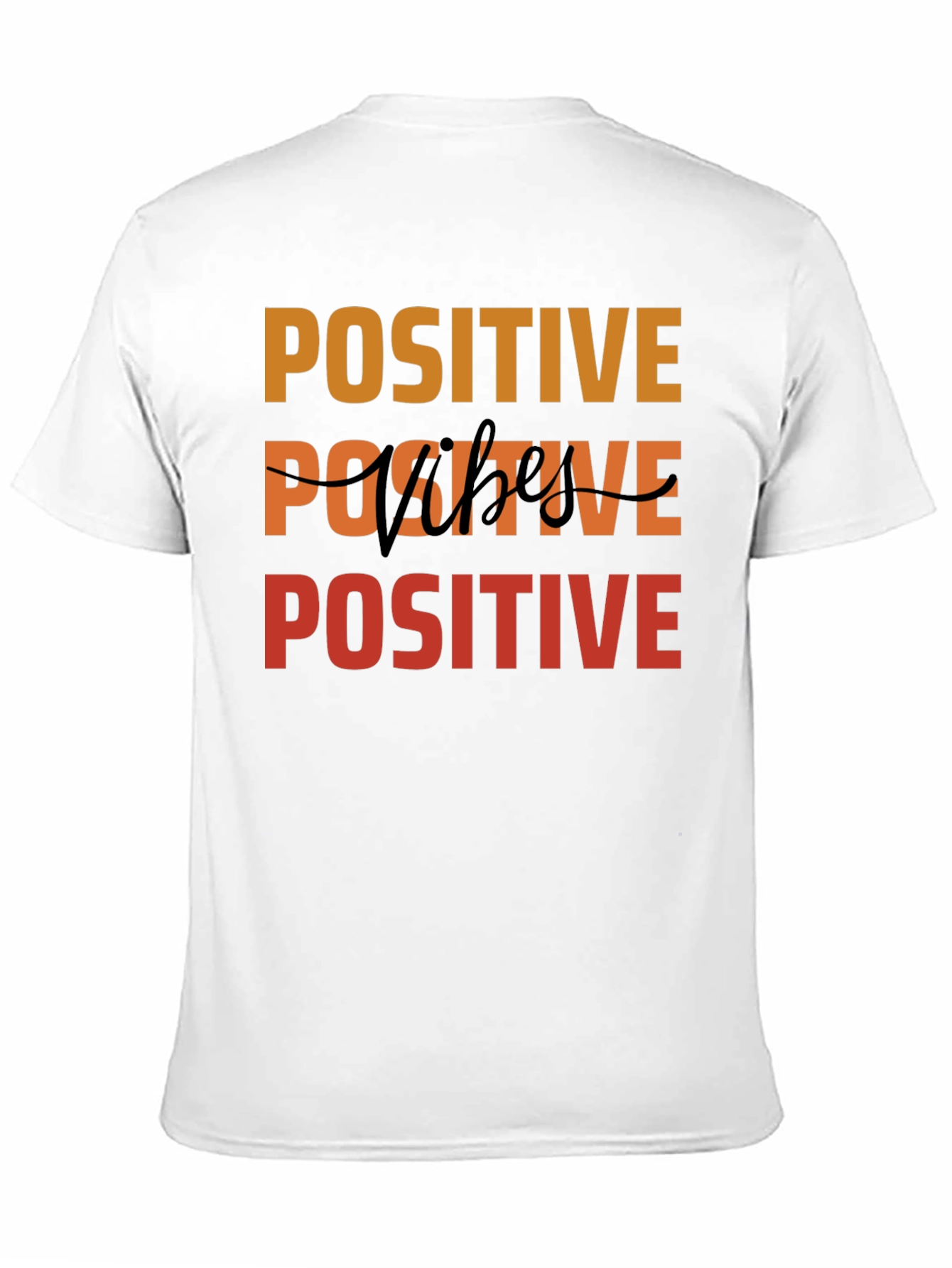 Positive Vibes Graphic Tee - Black