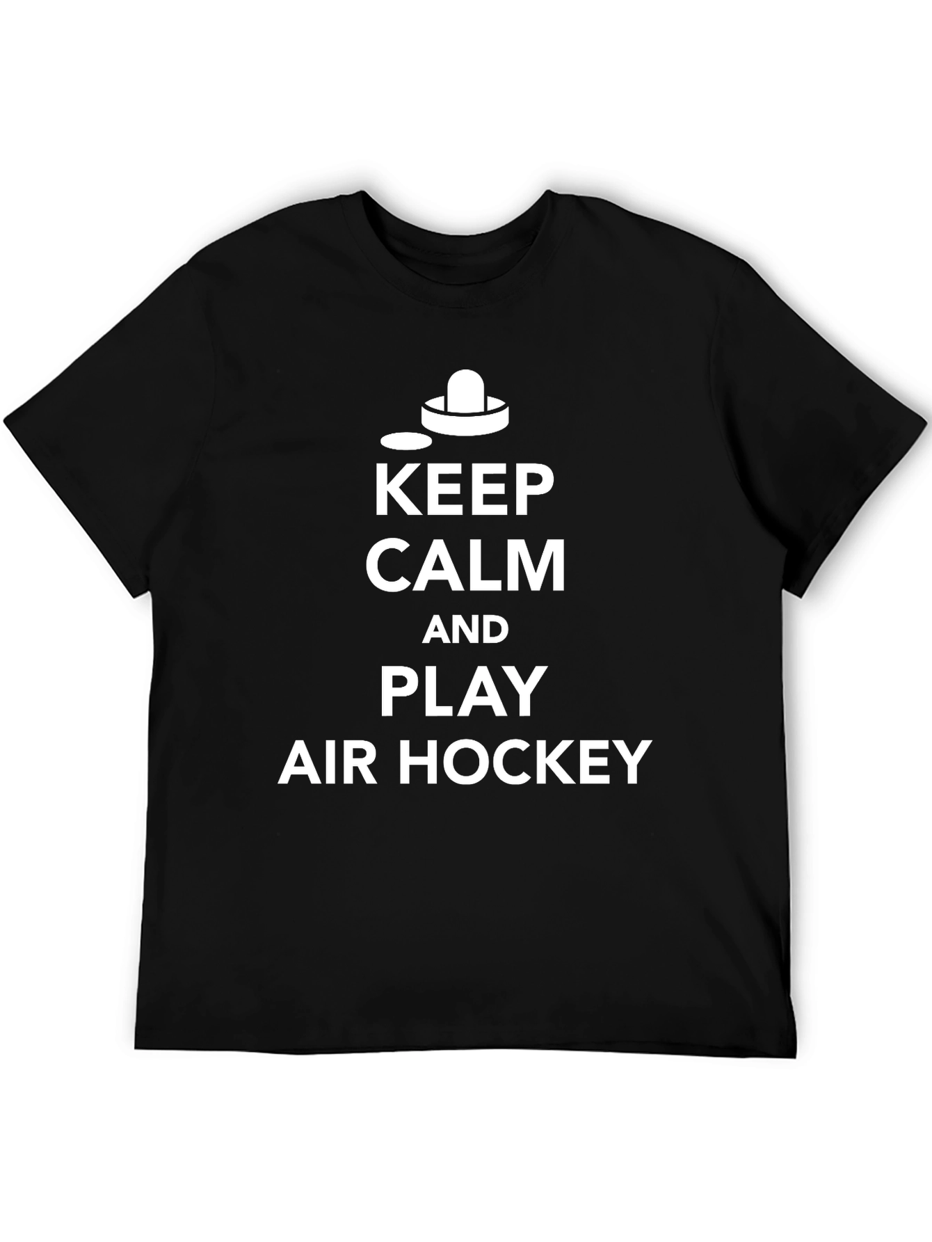 Keep Calm Air Hockey Graphic Tee