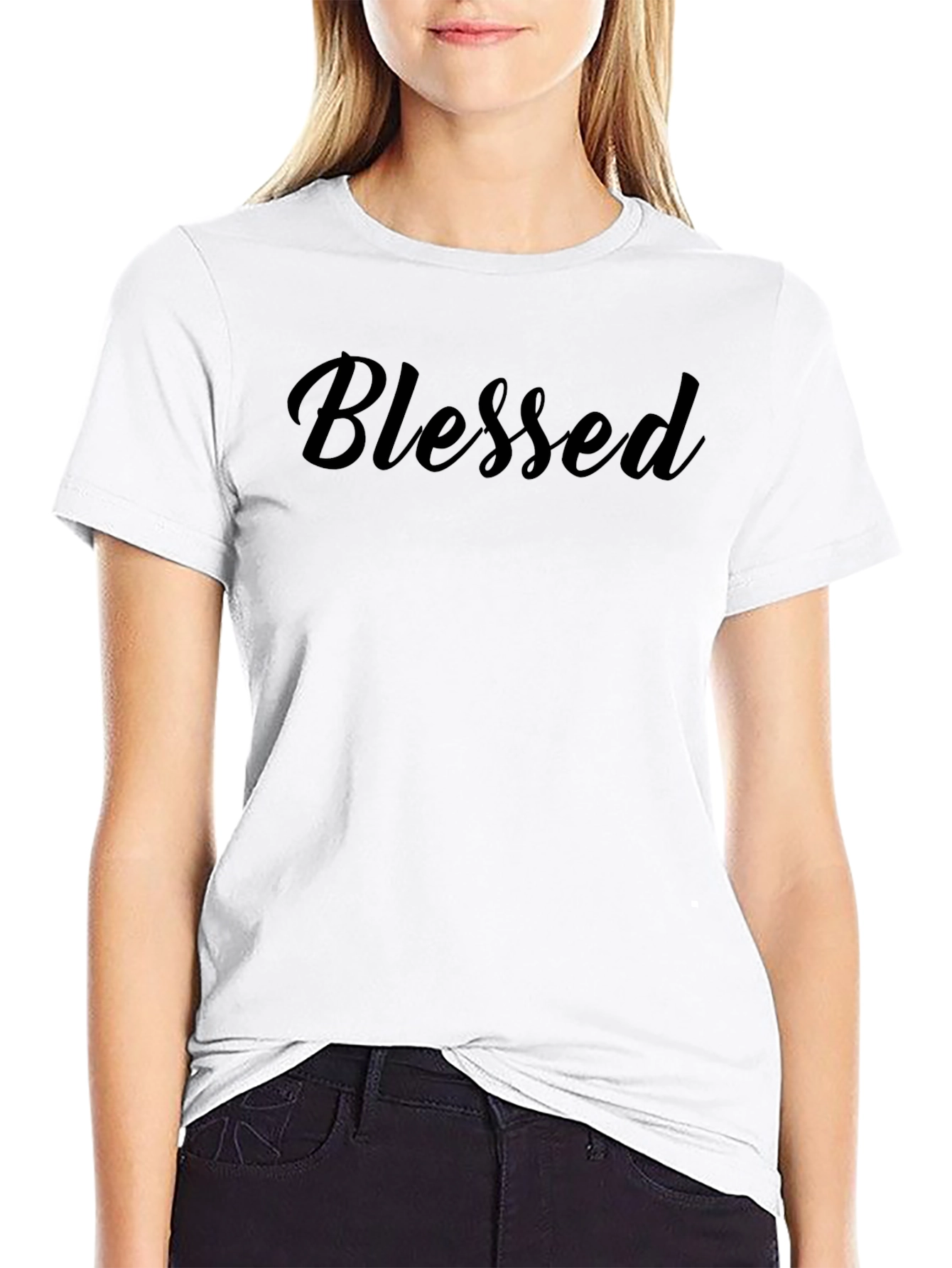 Blessed Black T-Shirt for Men