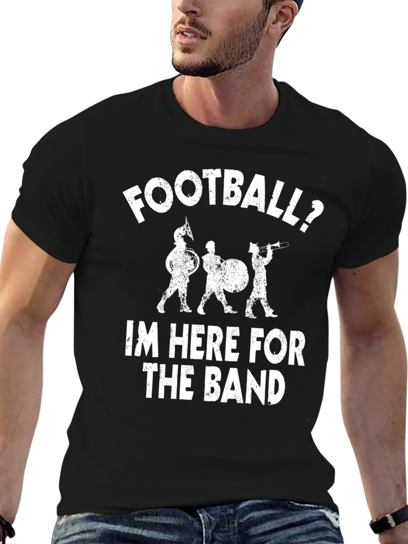 Football? Im Here For The Band T-Shirt
