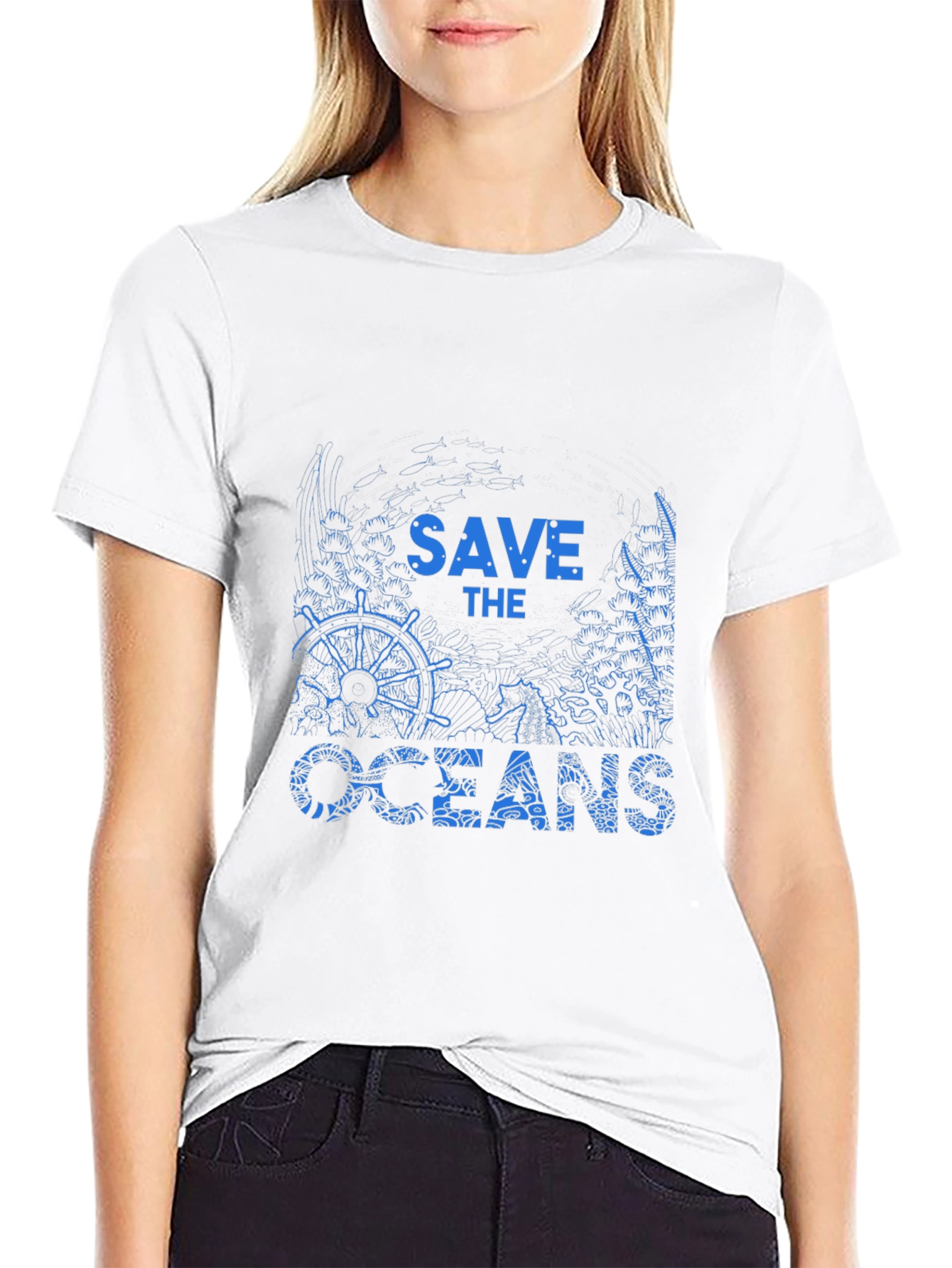 Save the Oceans Graphic T-Shirt