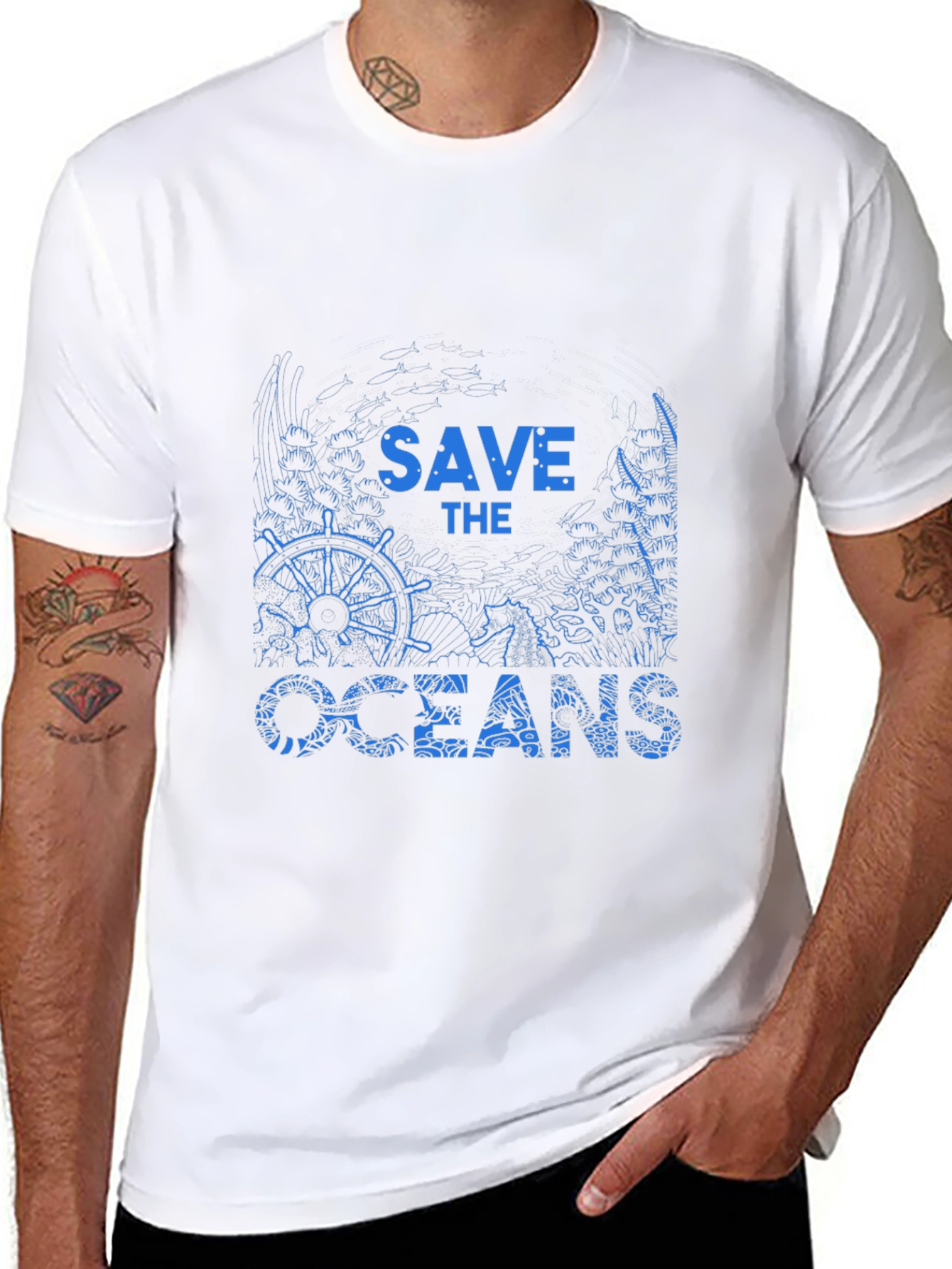 Save the Oceans Graphic T-Shirt