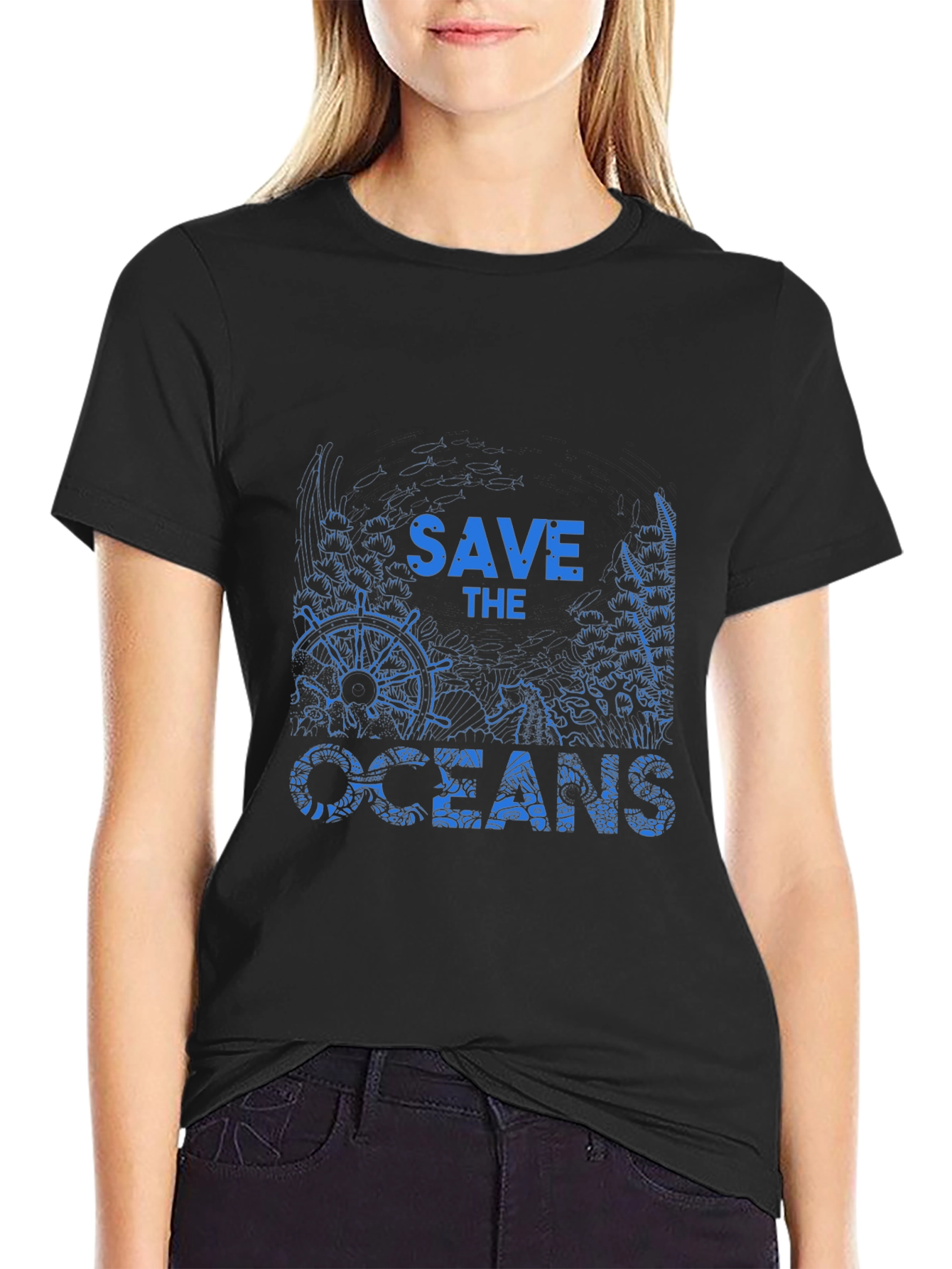 Save the Oceans Graphic T-Shirt