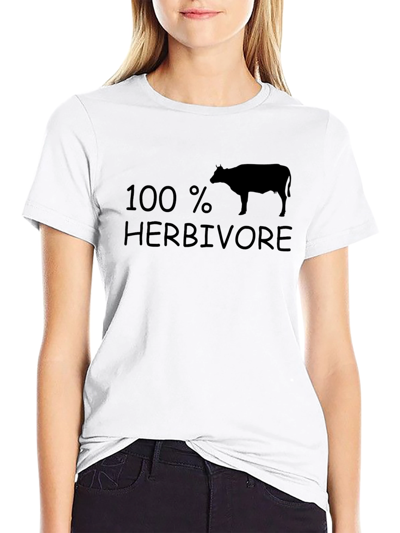 100% Herbivore Graphic Tee - Vegan Shirt