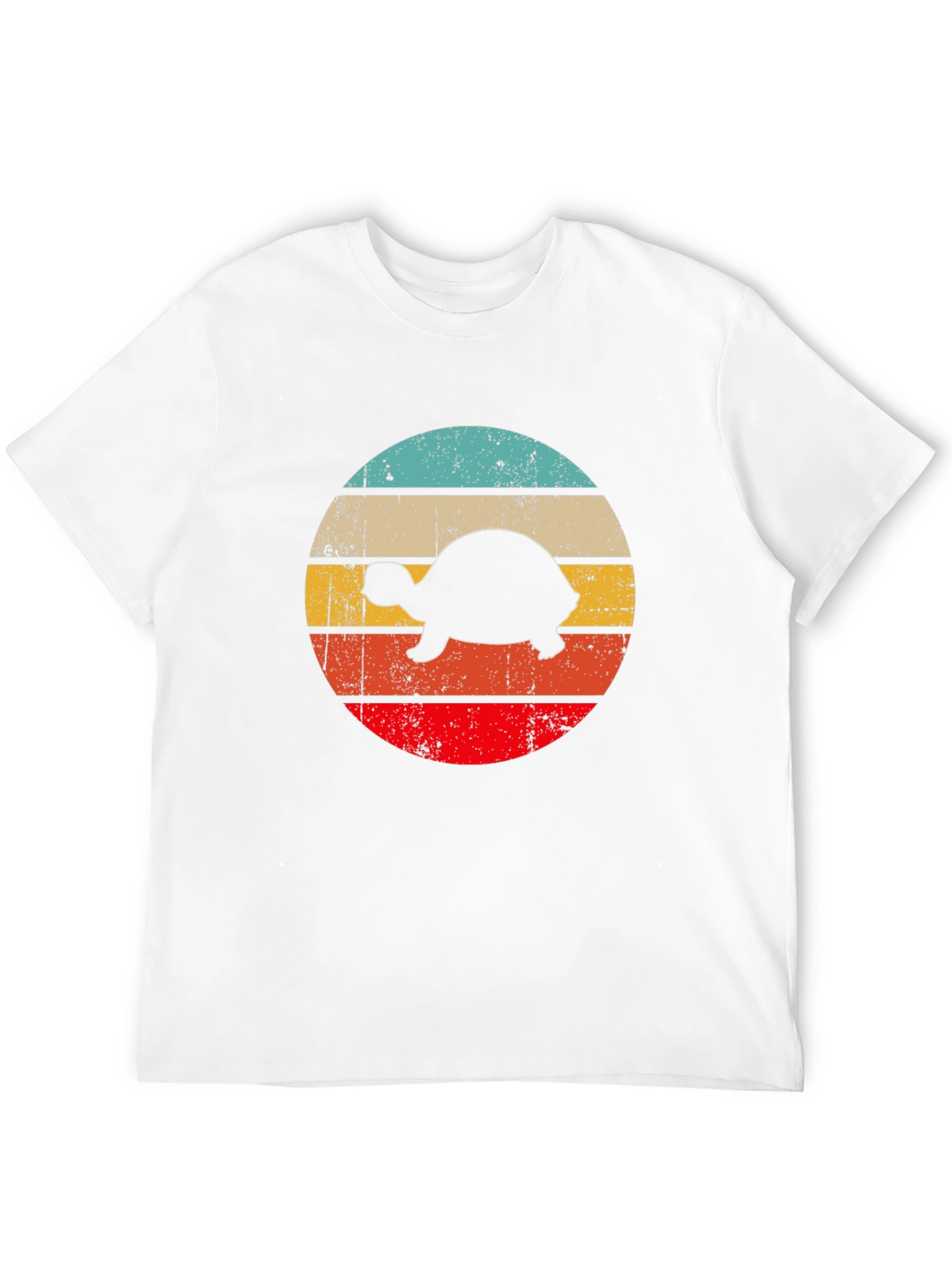 Retro Turtle Graphic T-Shirt - Black