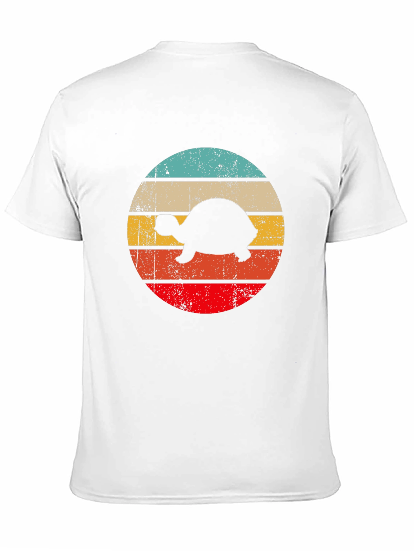 Retro Turtle Graphic T-Shirt - Black
