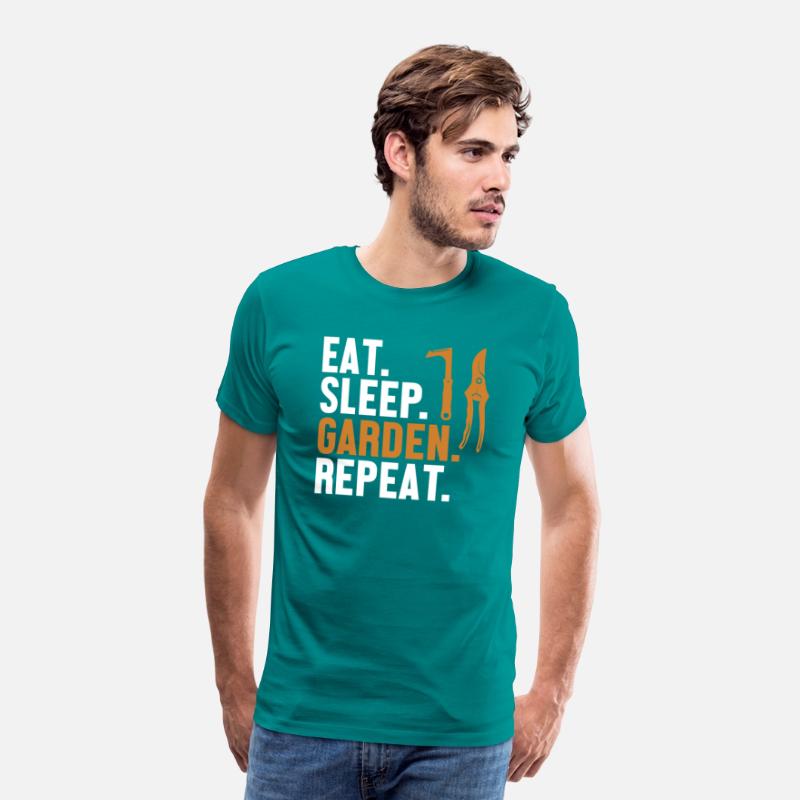 Eat Sleep Garden Repeat Gardener Horticulture