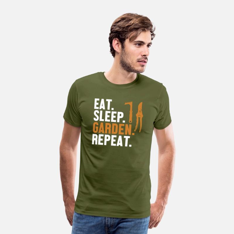 Eat Sleep Garden Repeat Gardener Horticulture