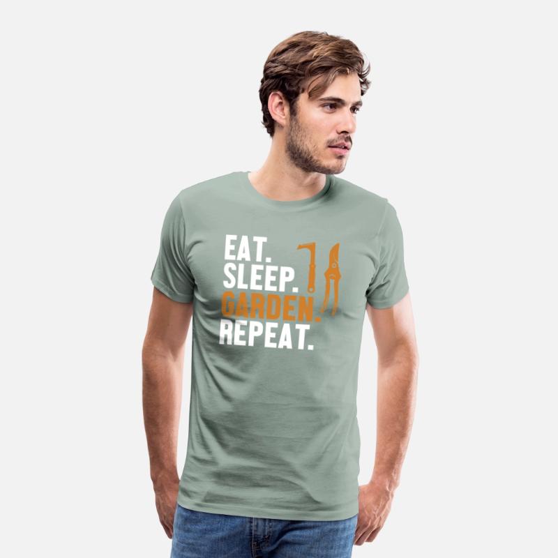 Eat Sleep Garden Repeat Gardener Horticulture
