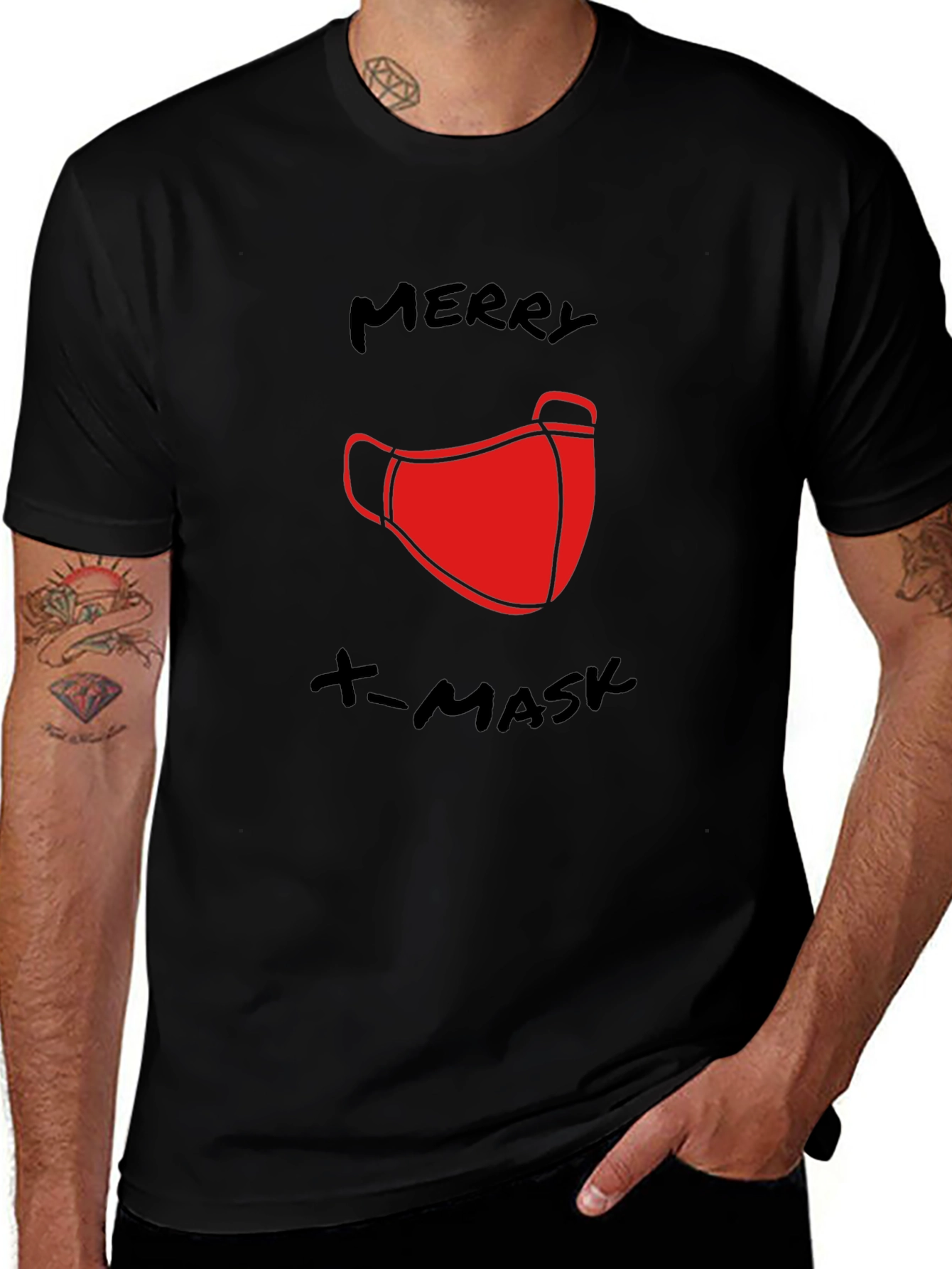 Merry X-Mask T-Shirt - Holiday Edition