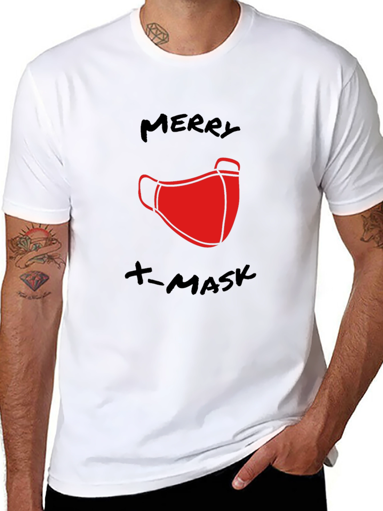 Merry X-Mask T-Shirt - Holiday Edition