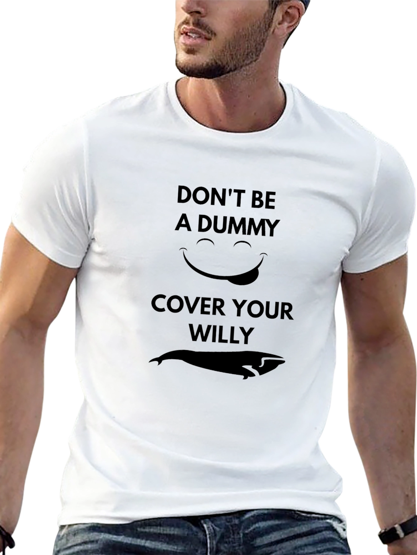 Humorous Dont Be A Dummy Graphic Tee