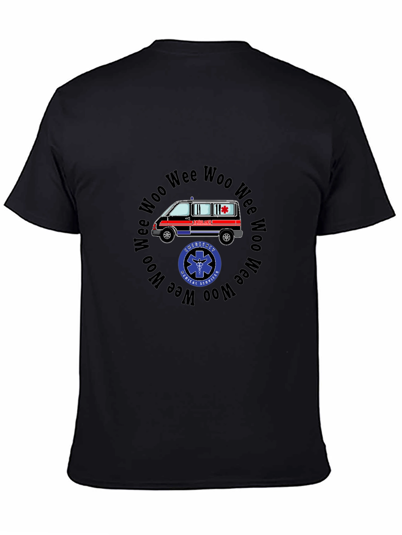 Emergency Medical Ambulance T-Shirt - Woo Wee Woo Design