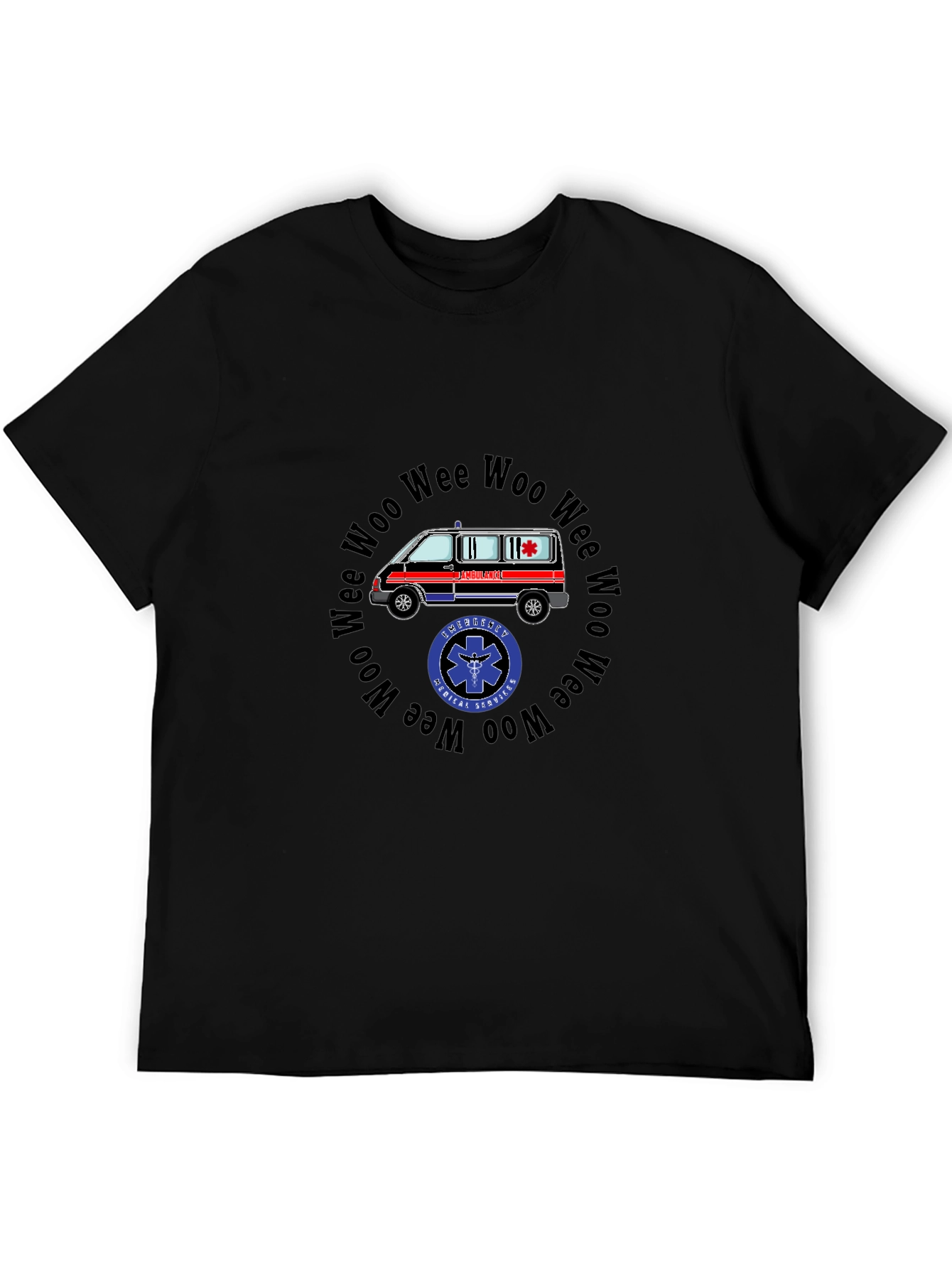Emergency Medical Ambulance T-Shirt - Woo Wee Woo Design