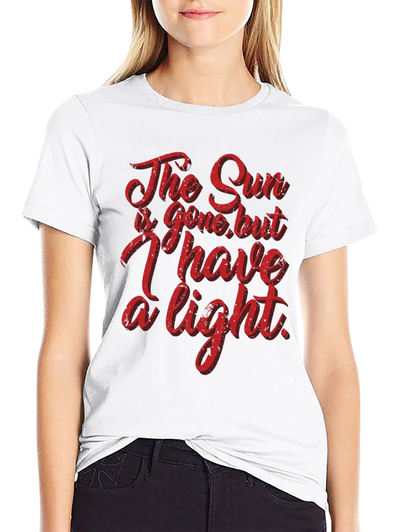 The Sun is Gone T-Shirt - Black Graphic Tee