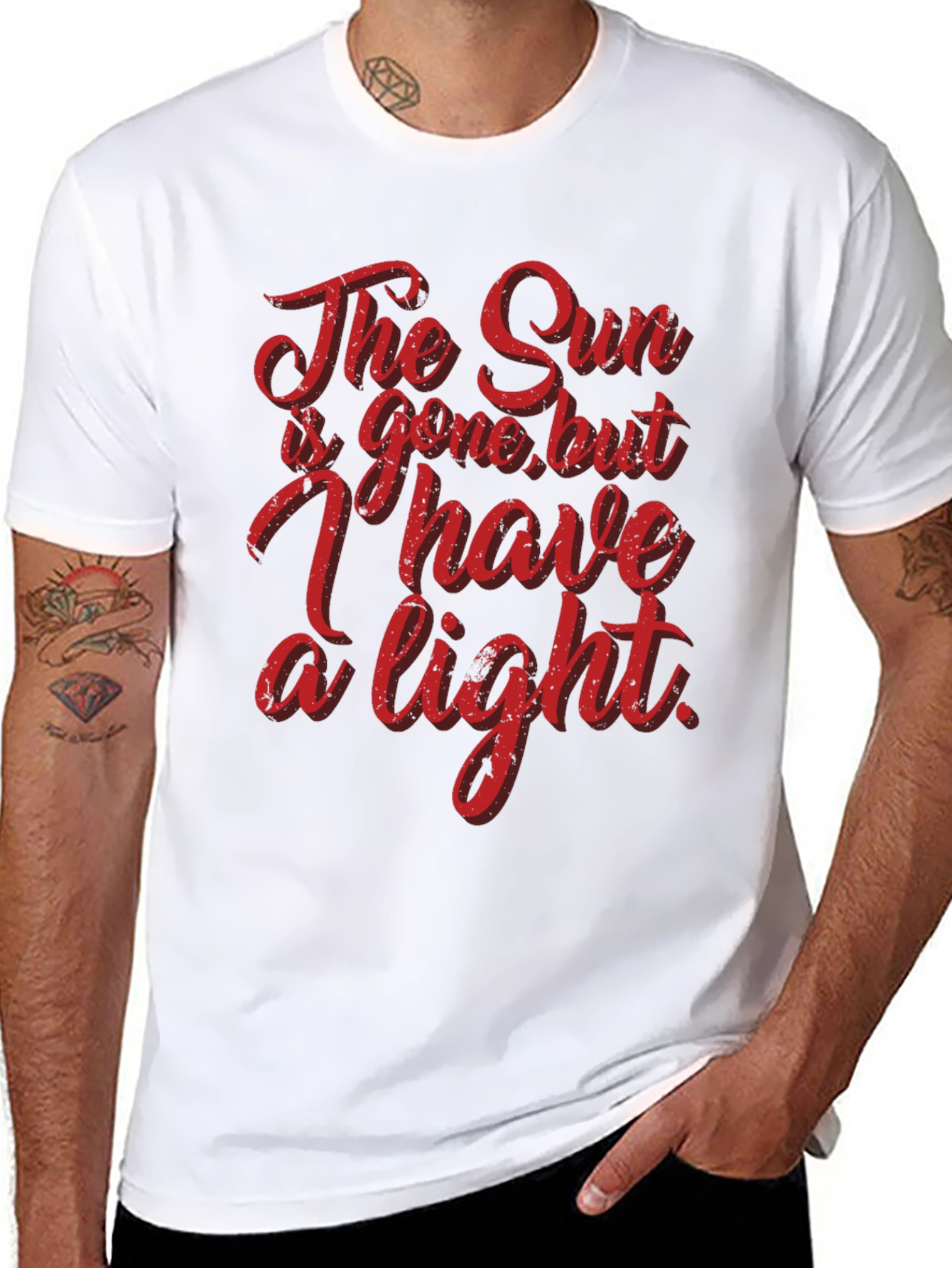 The Sun is Gone T-Shirt - Black Graphic Tee