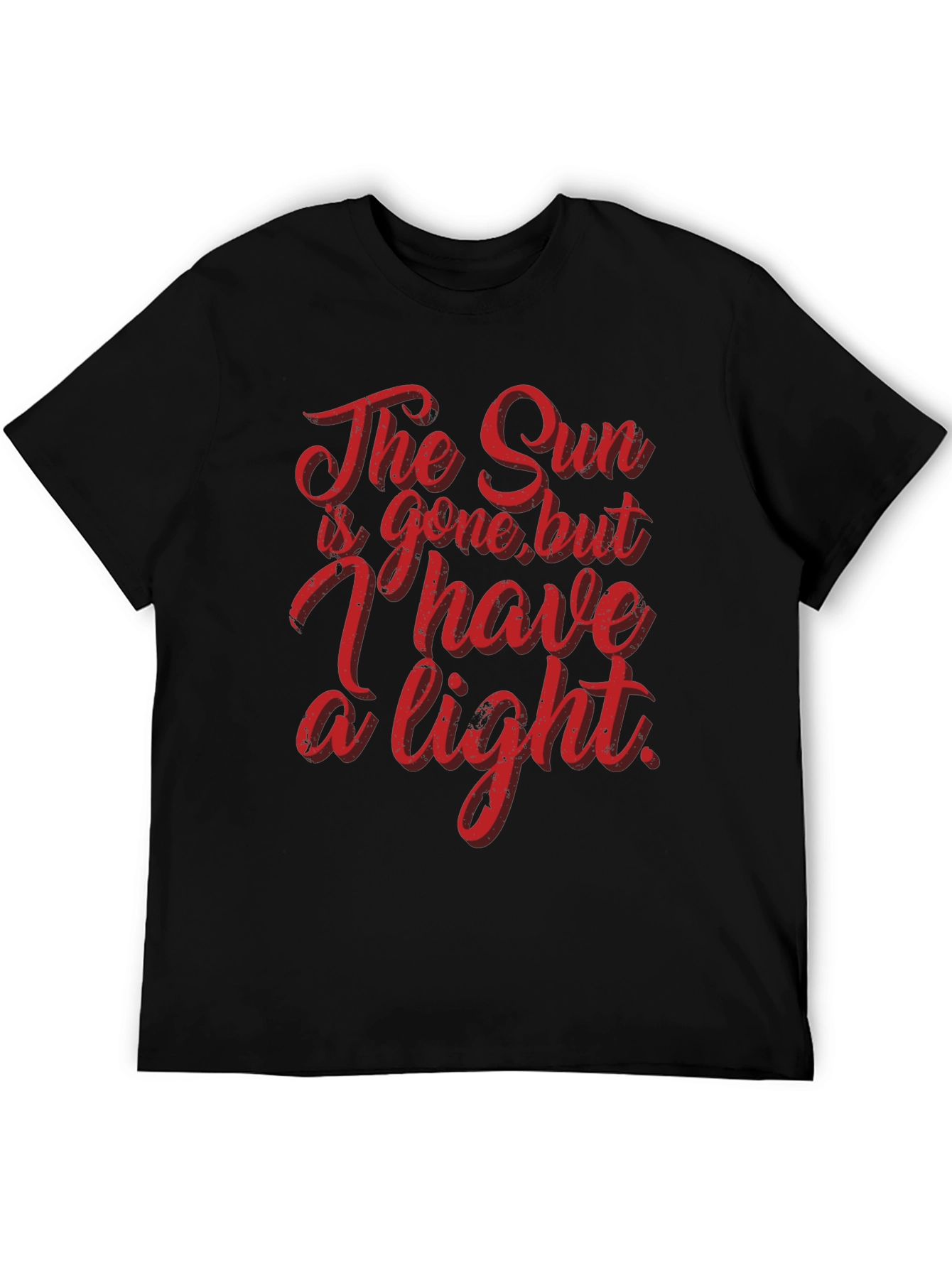 The Sun is Gone T-Shirt - Black Graphic Tee