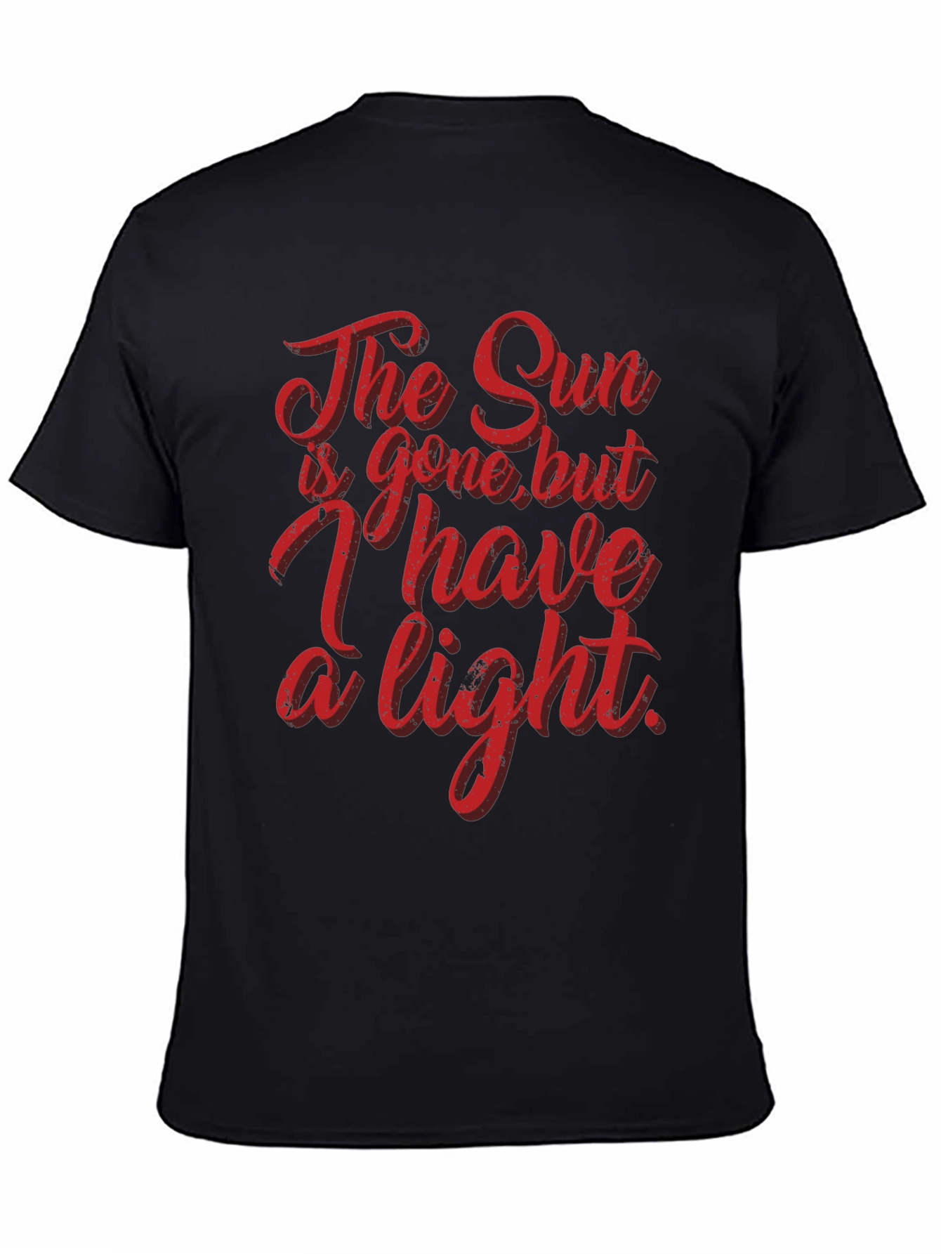 The Sun is Gone T-Shirt - Black Graphic Tee