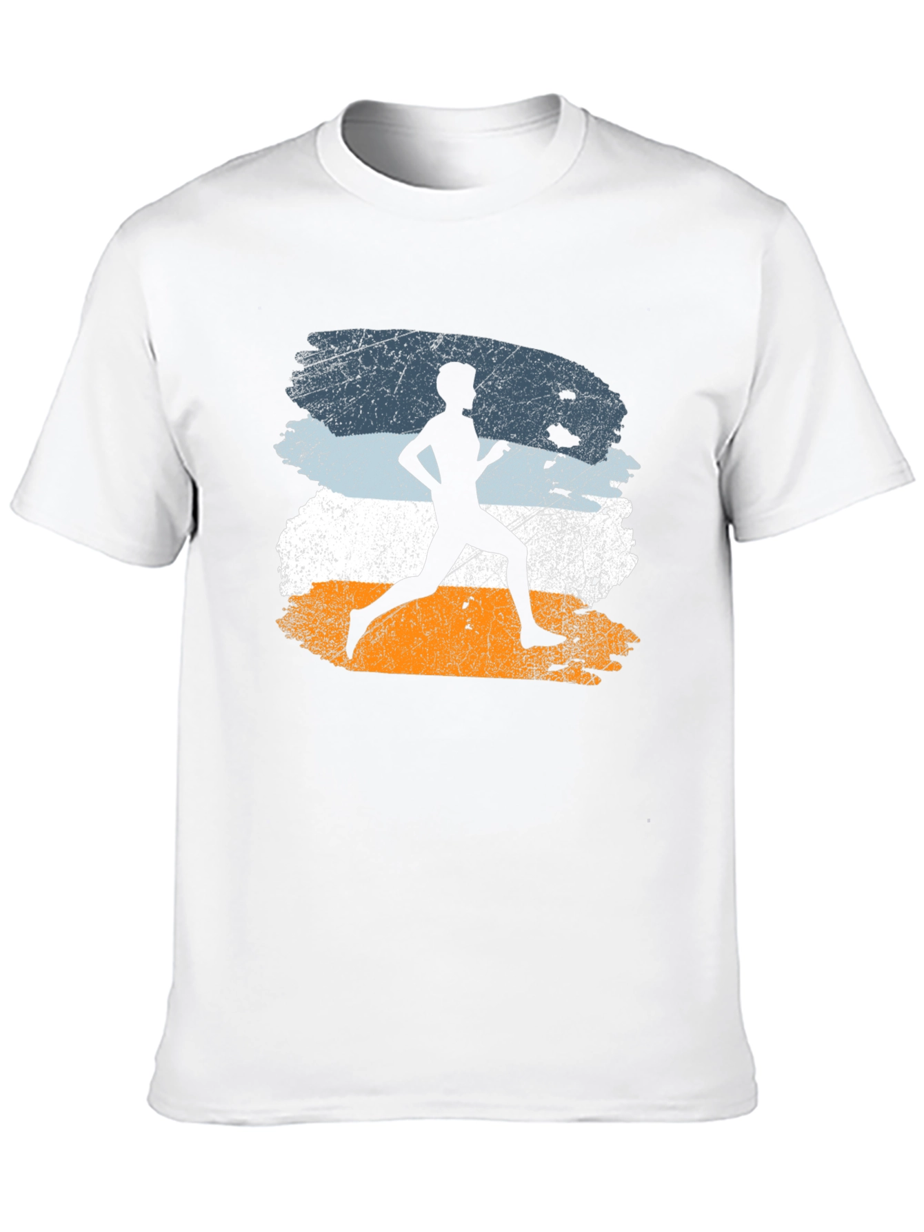 Retro Runner Graphic Tee - Black Athletic Shirt