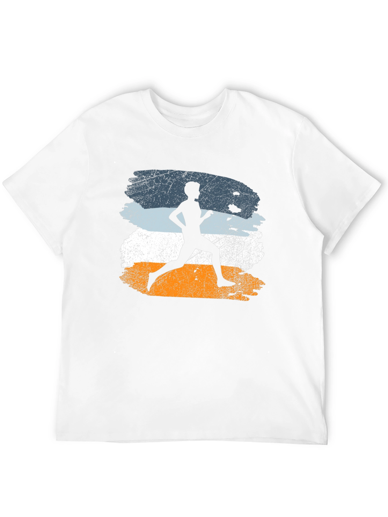 Retro Runner Graphic Tee - Black Athletic Shirt